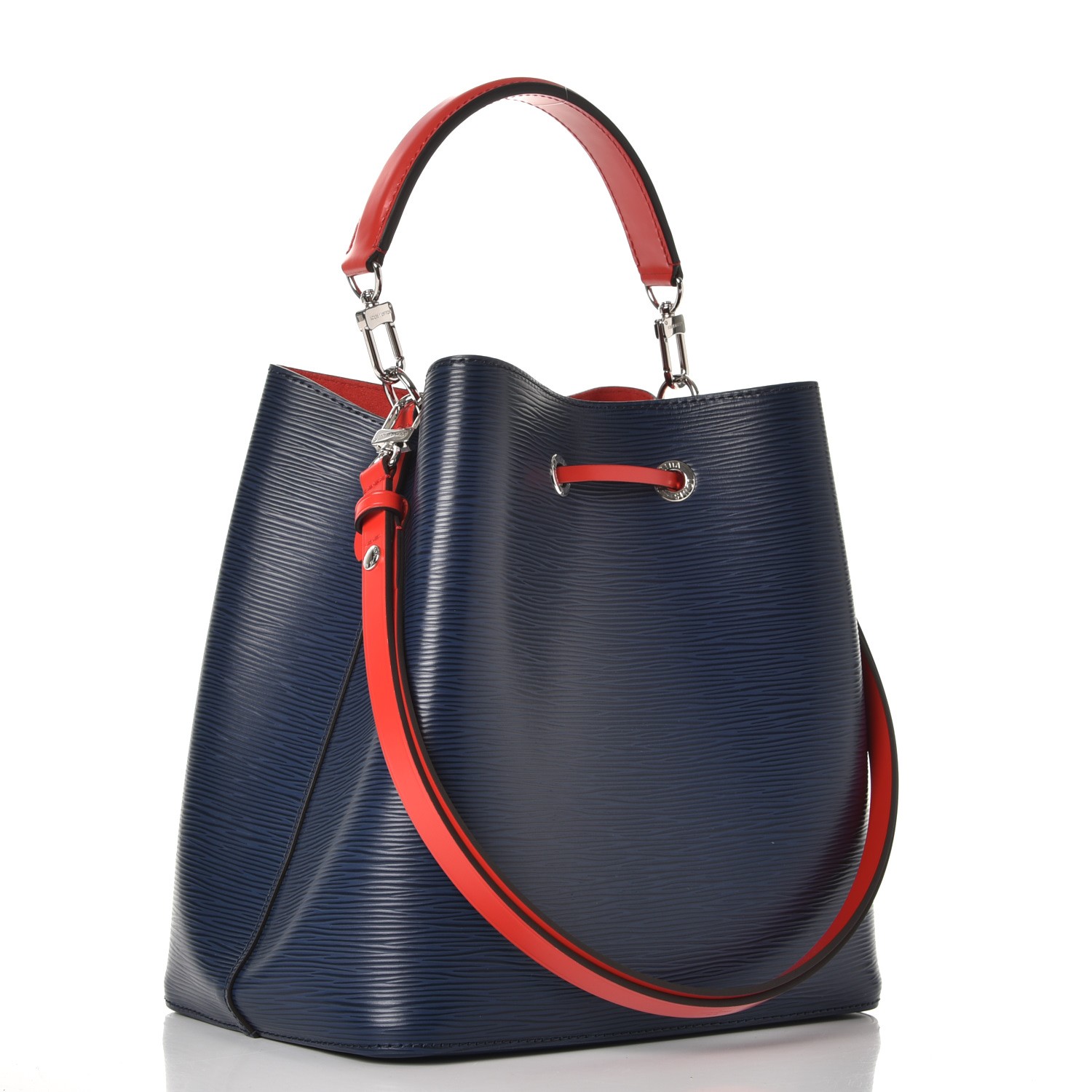 LOUIS VUITTON Epi Neonoe Indigo Coquelicot 235496