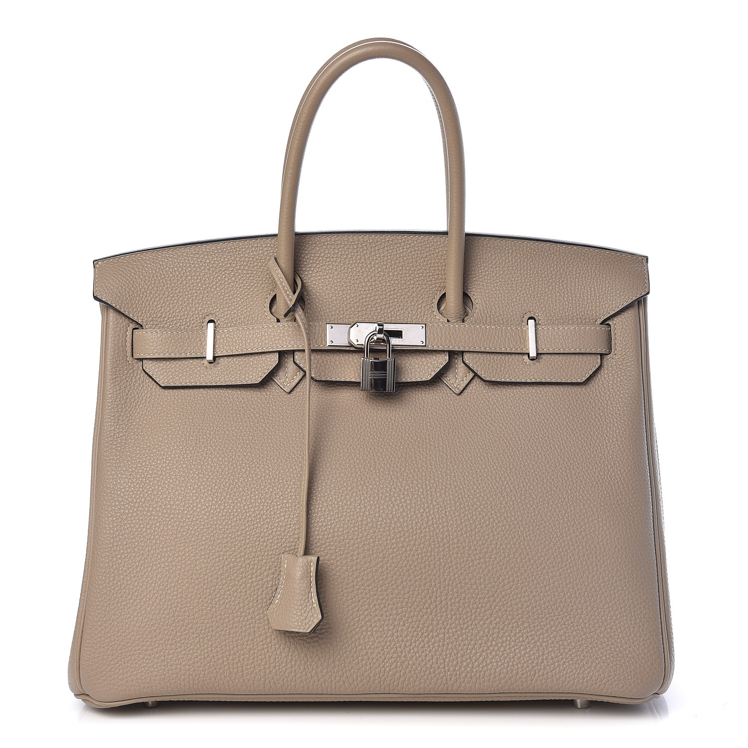 HERMES Togo Birkin 35 Gris Tourterelle 465395