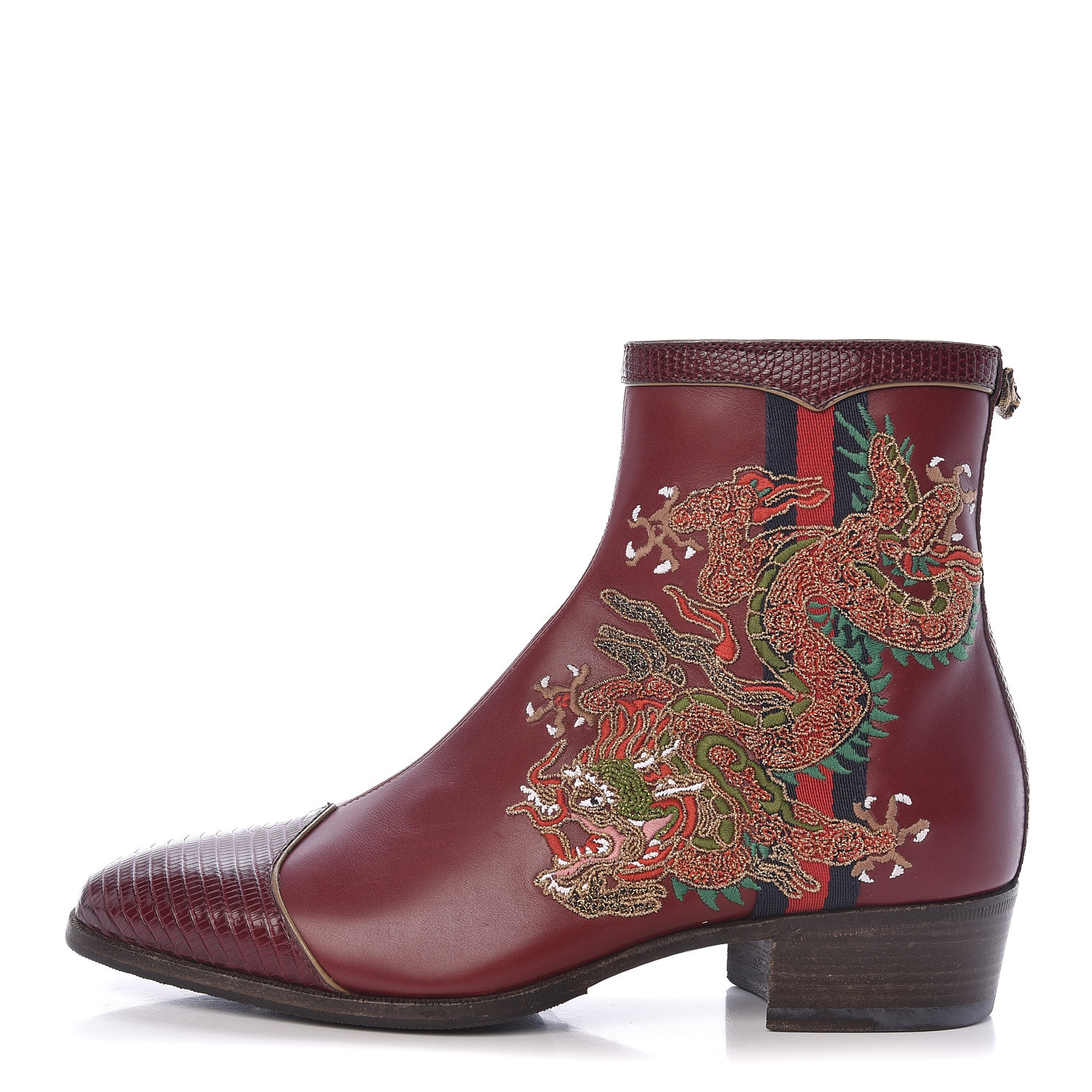 gucci red dragon boots