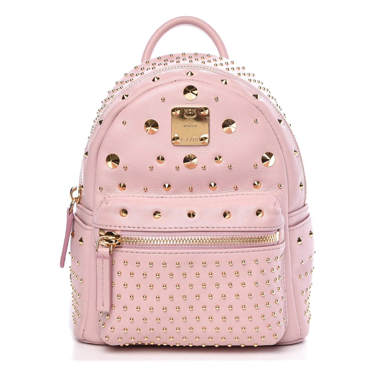 mcm x mini backpack pink