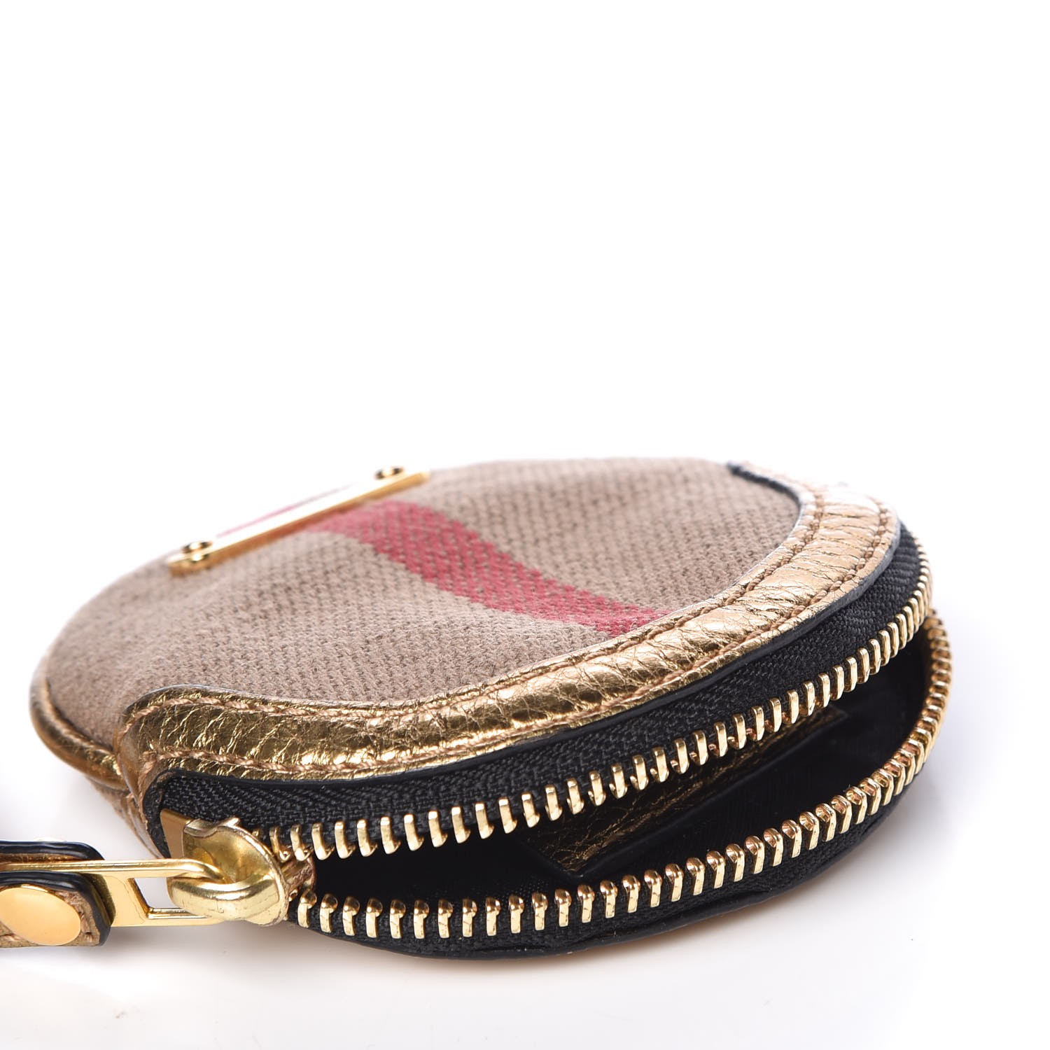 gold round purse