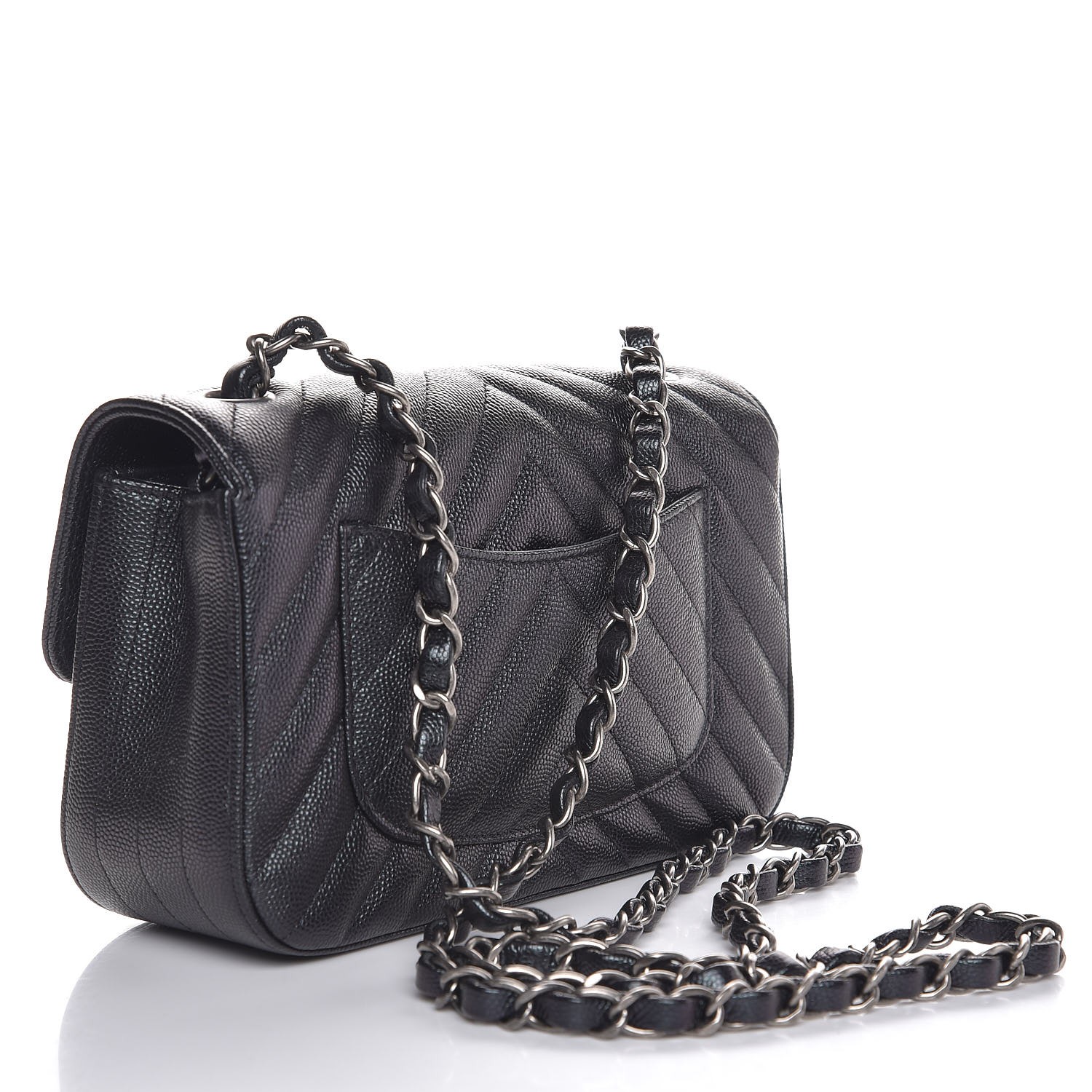 chevron quilted handbag