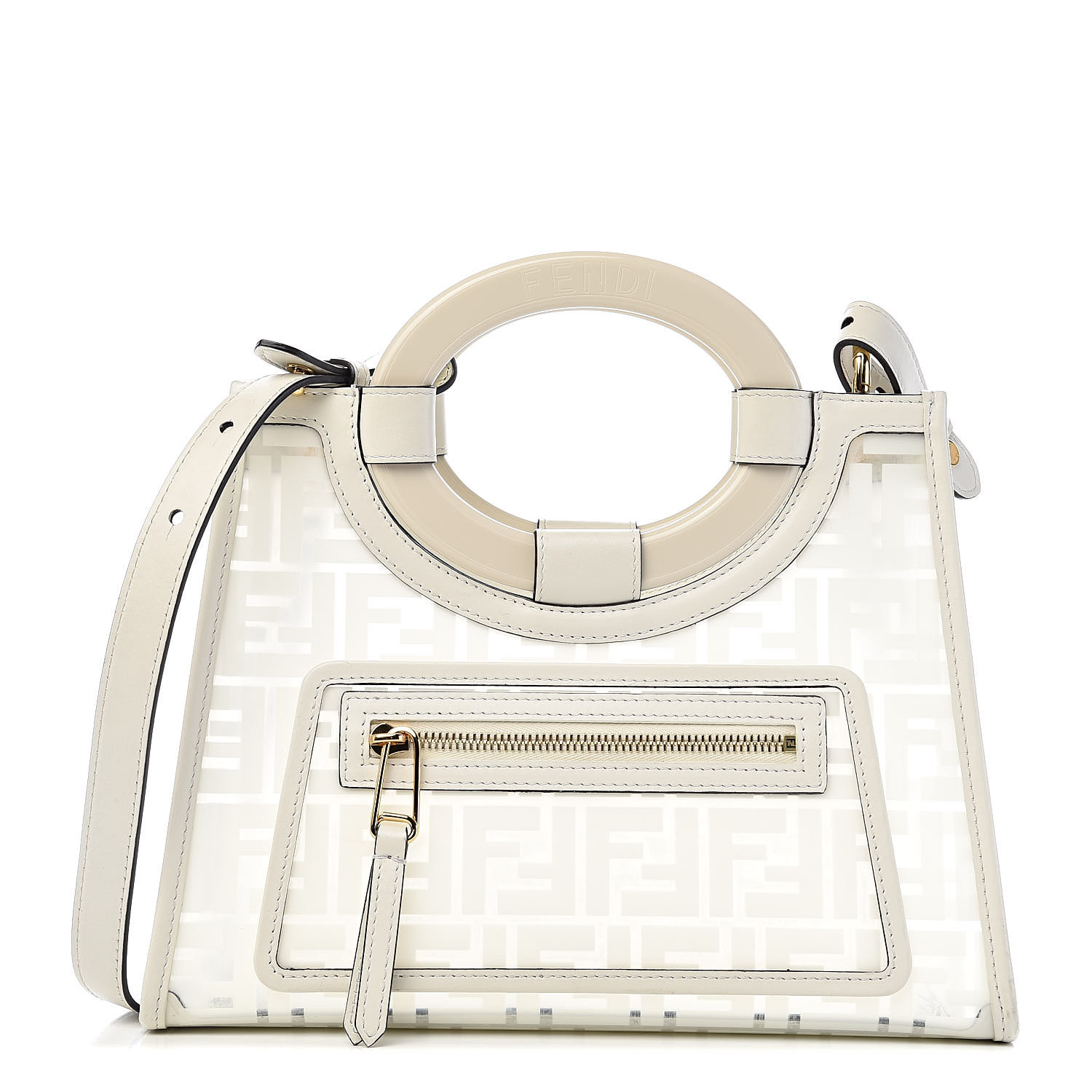 clear fendi purse