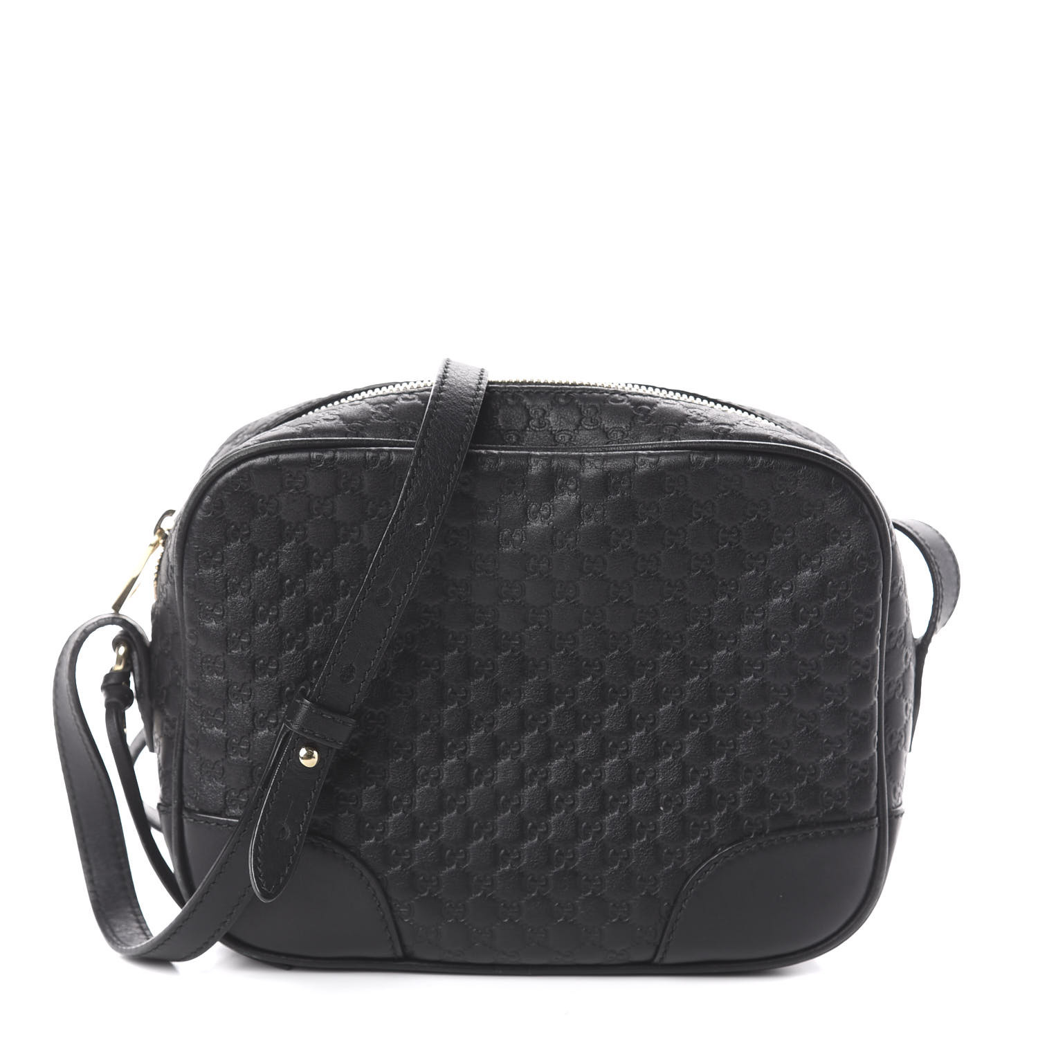 gucci microguccissima bag black leather