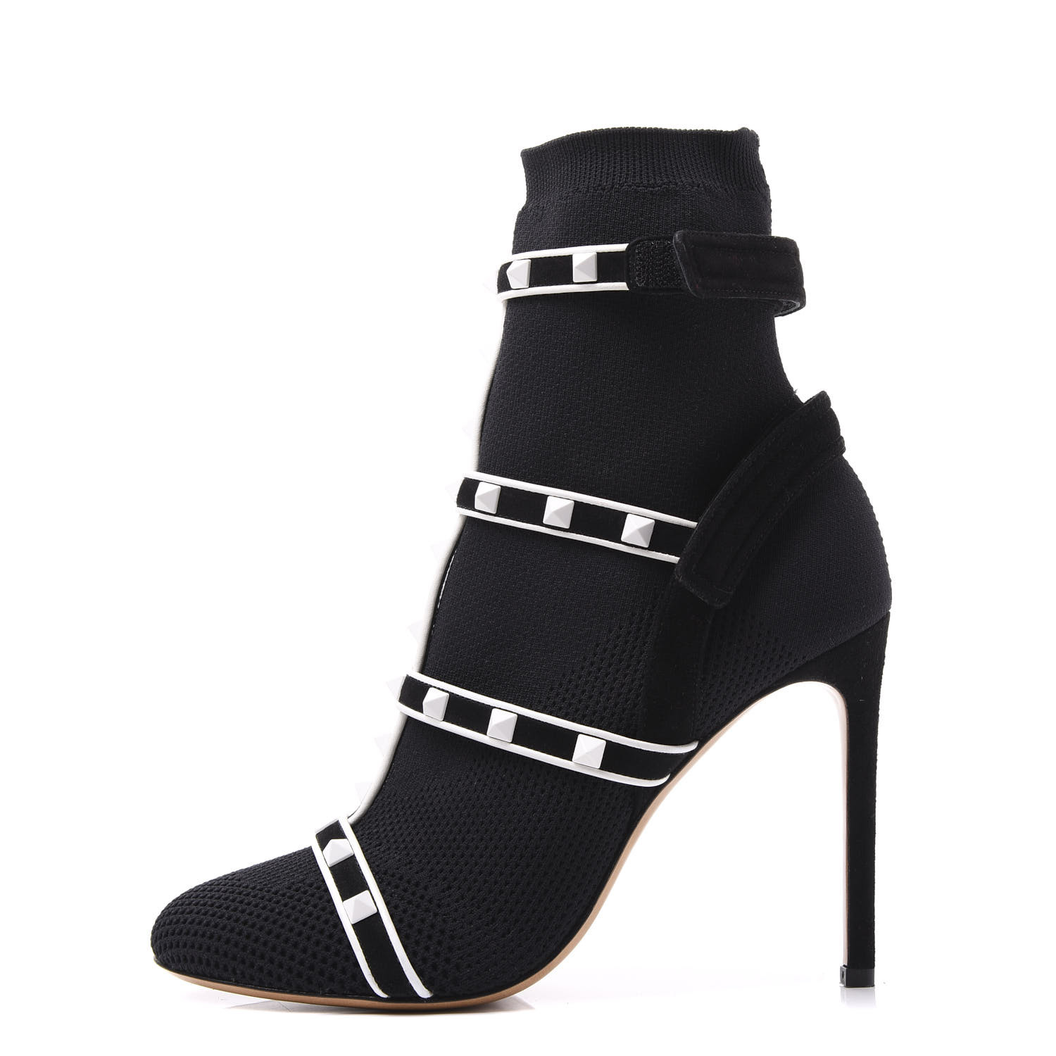 valentino rockstud sock booties