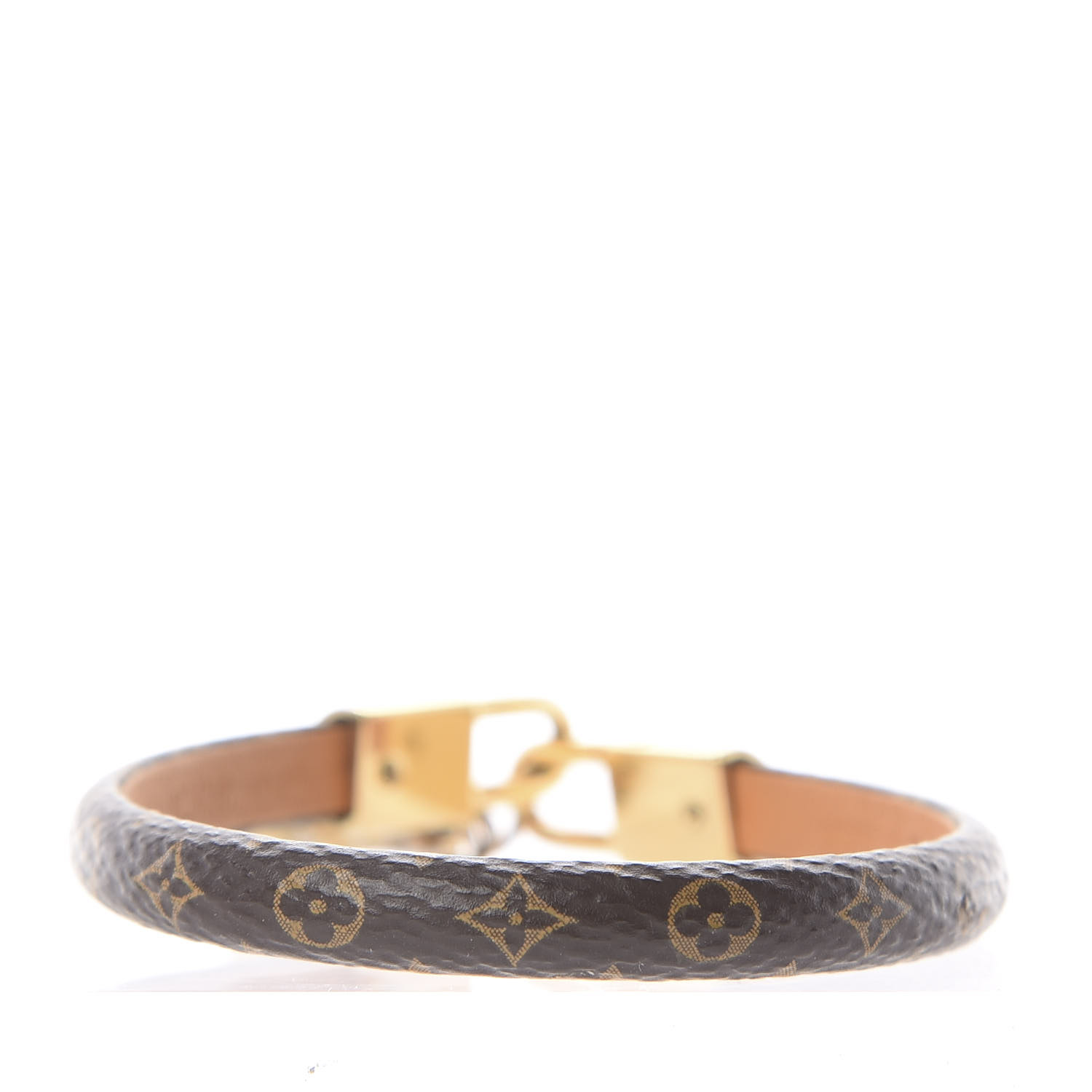 louis vuitton monogram bracelet silver