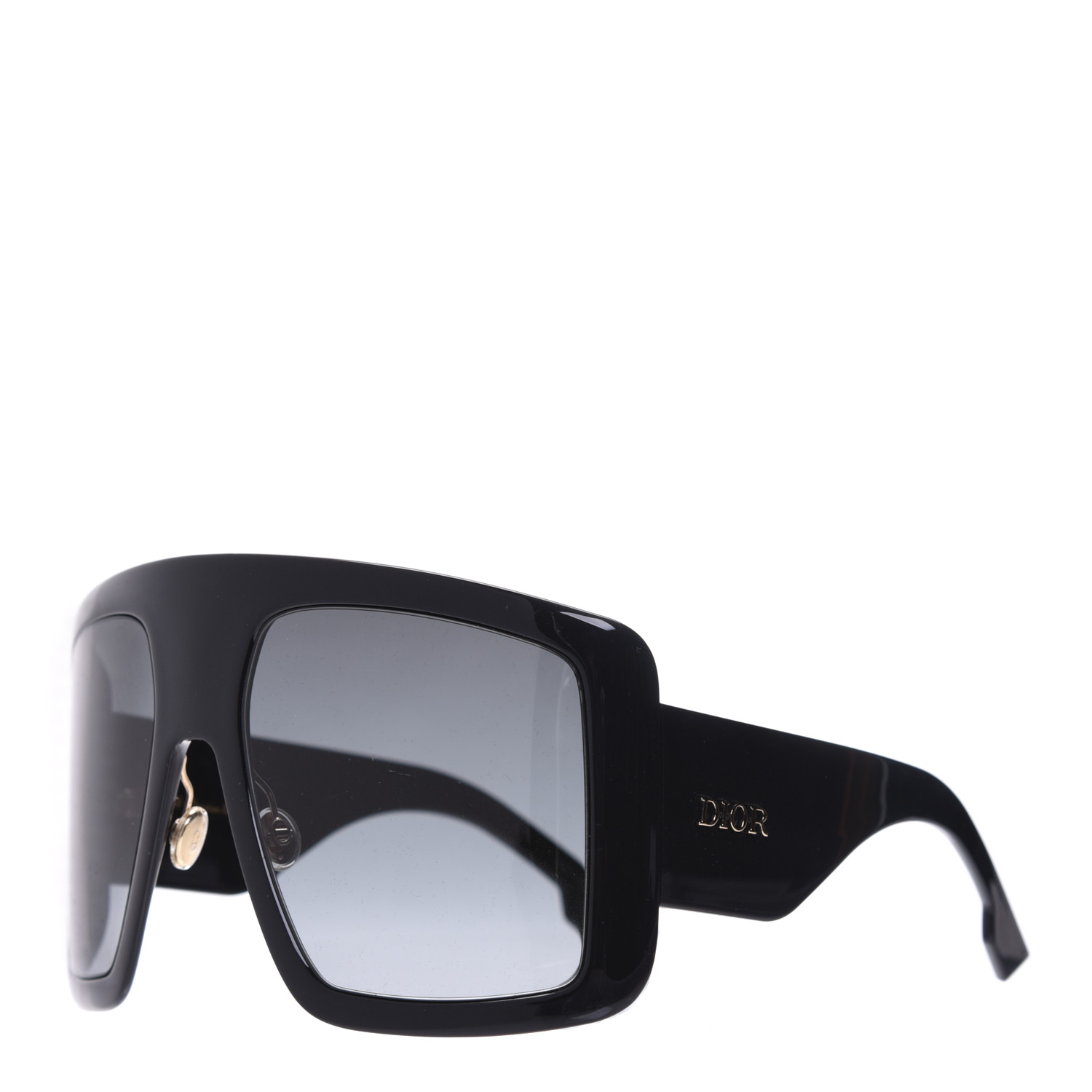 Christian Dior So Light 1 Shield Sunglasses Black 730598 Fashionphile 