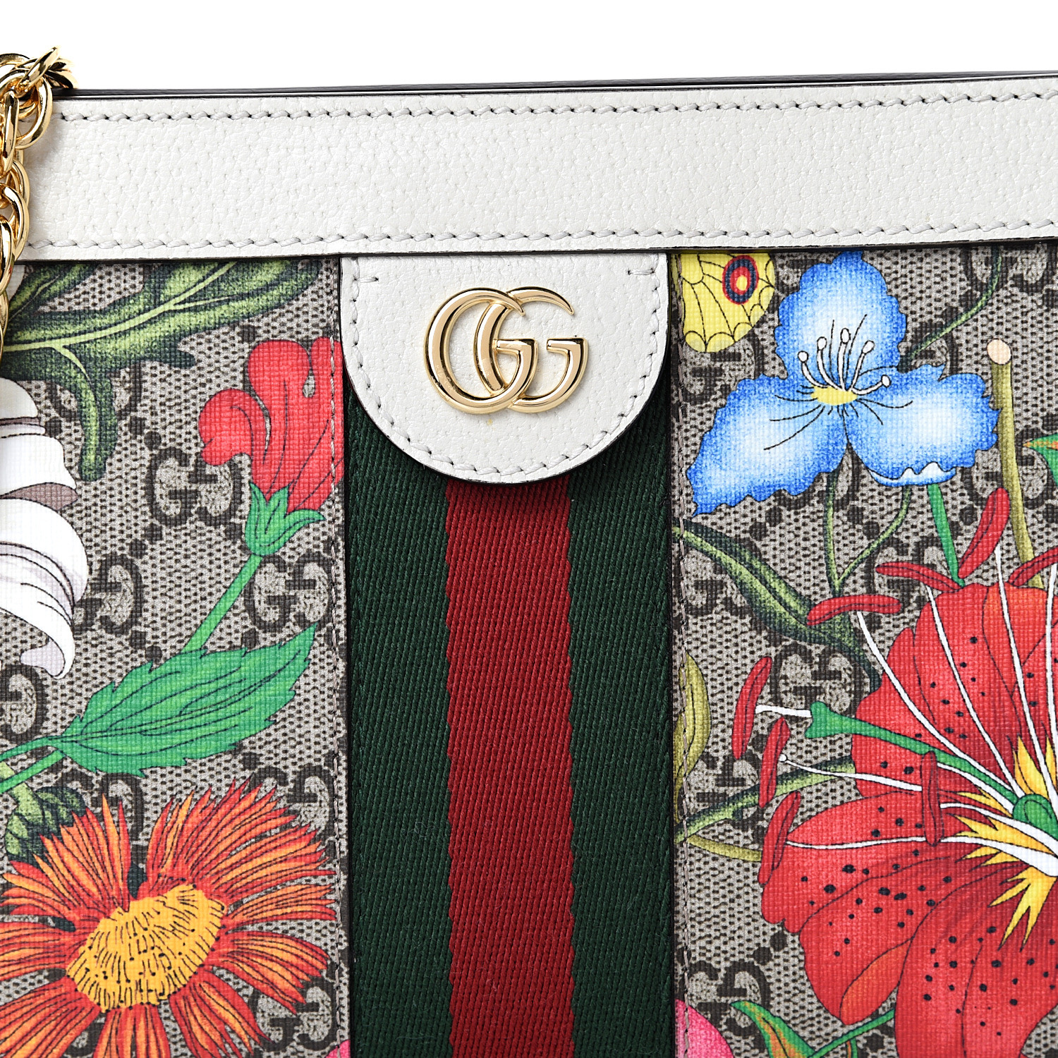 gucci small ophidia gg flora shoulder bag