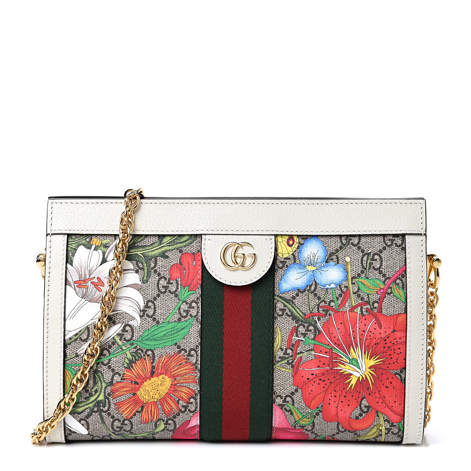 gucci small ophidia gg flora shoulder bag