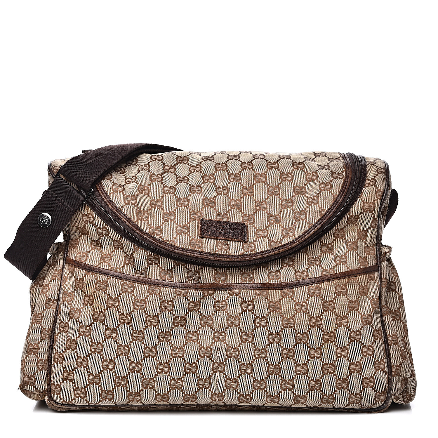 pre owned gucci diaper bag