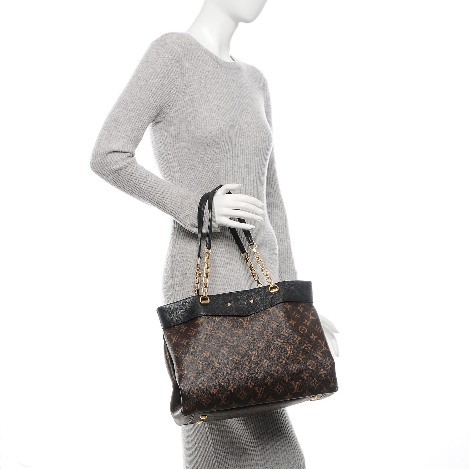Louis Vuitton, Bags, Louis Vuitton Pallas Shopper Monocherry Code M5197  With Authenticity Document