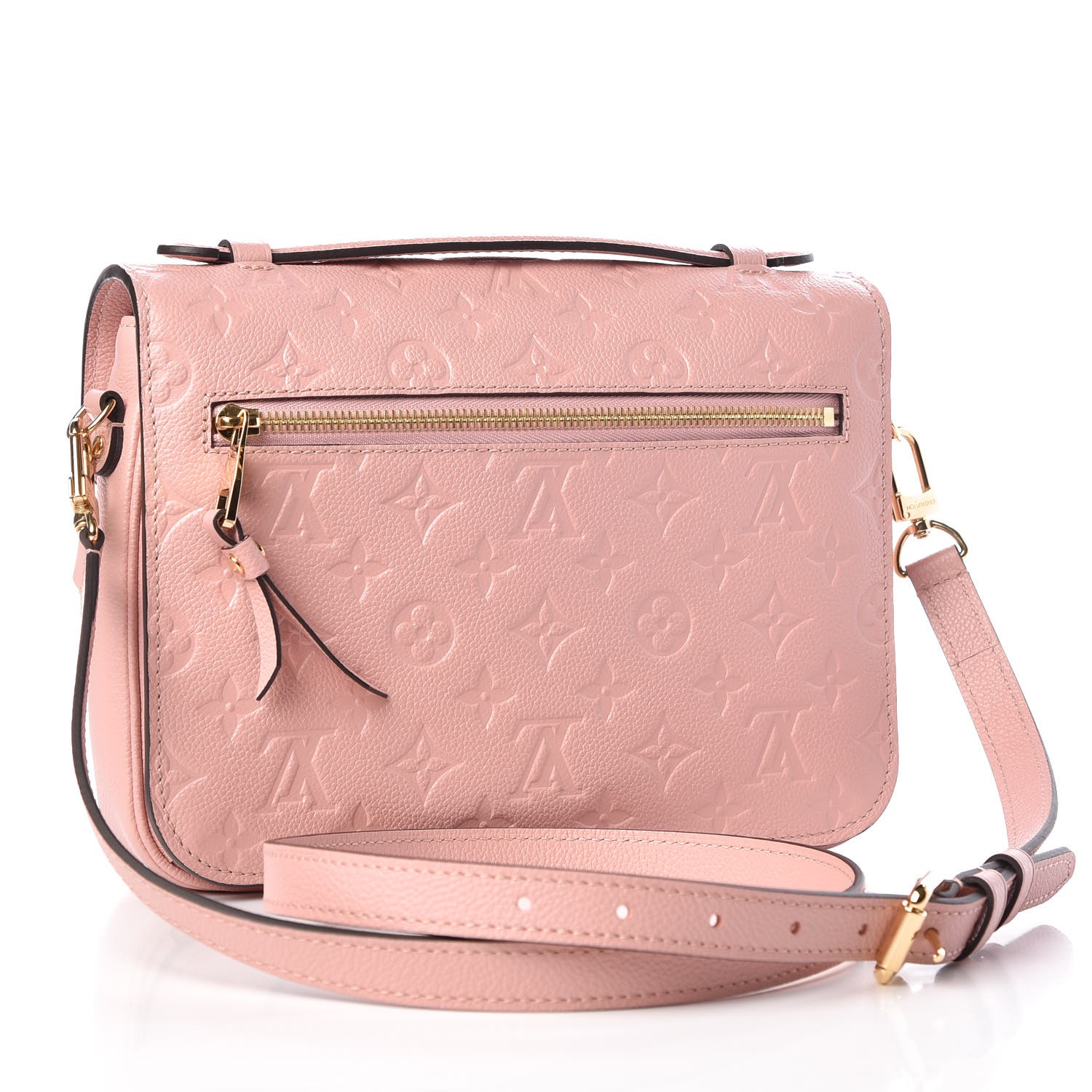 pochette metis rose poudre