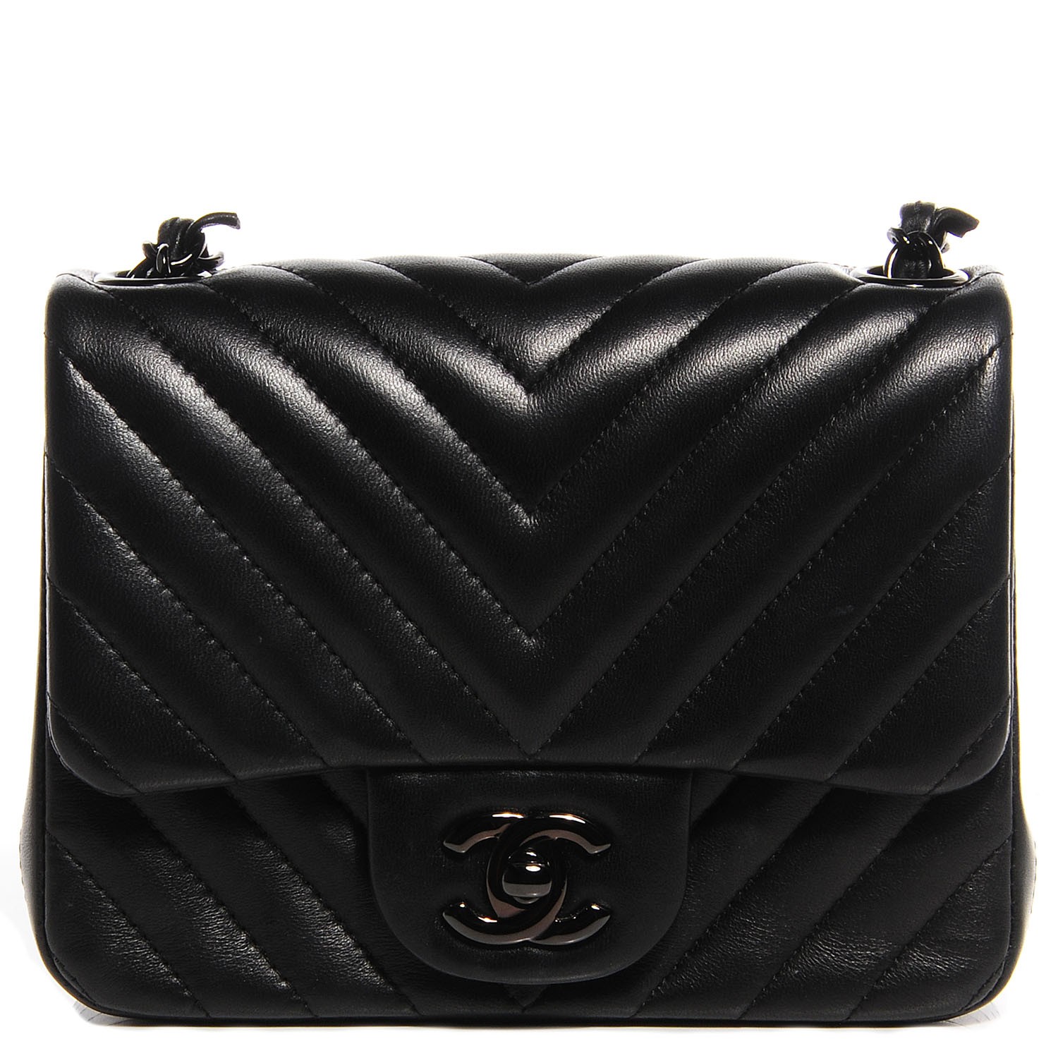 chanel so black mini chevron