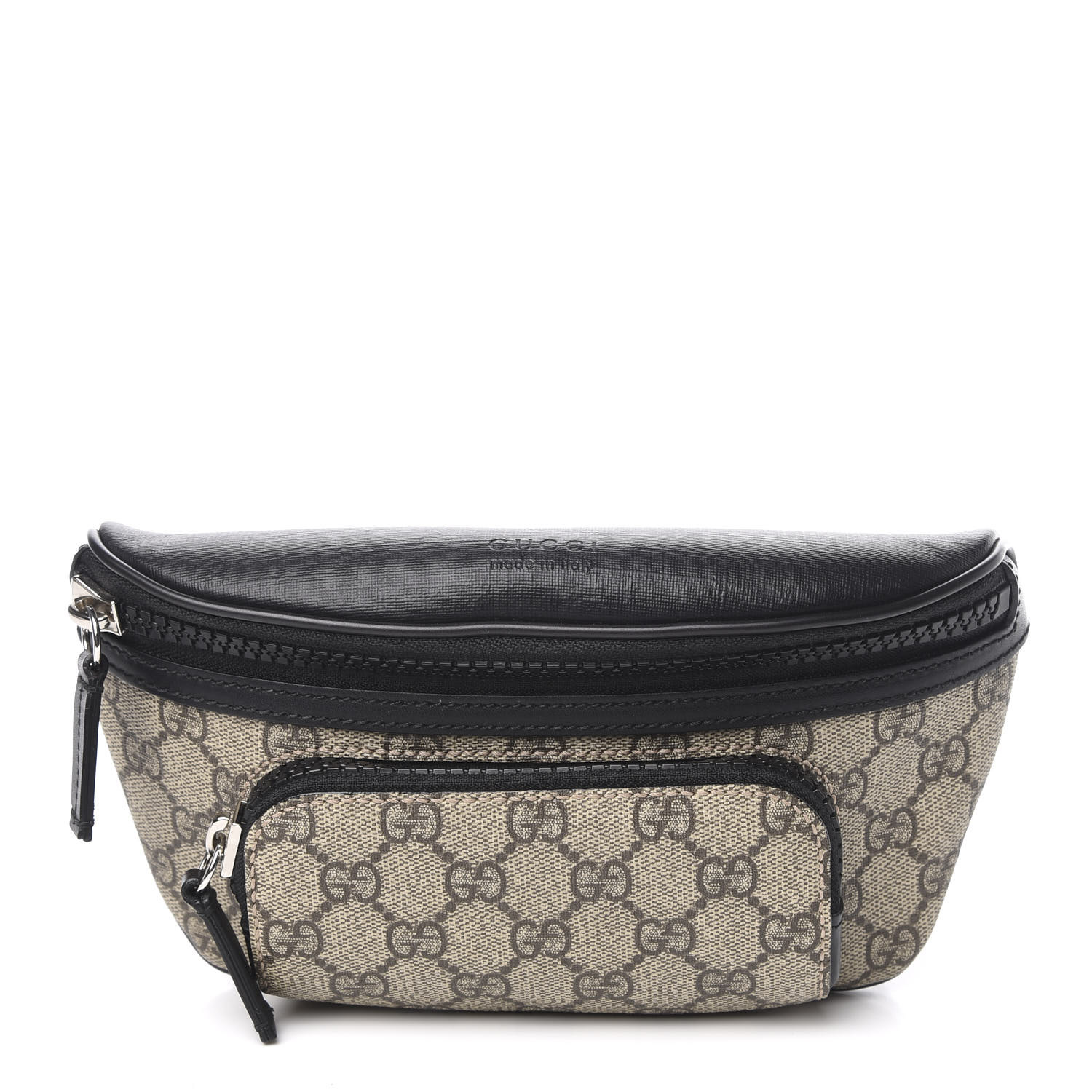 gucci gg supreme belt bag black