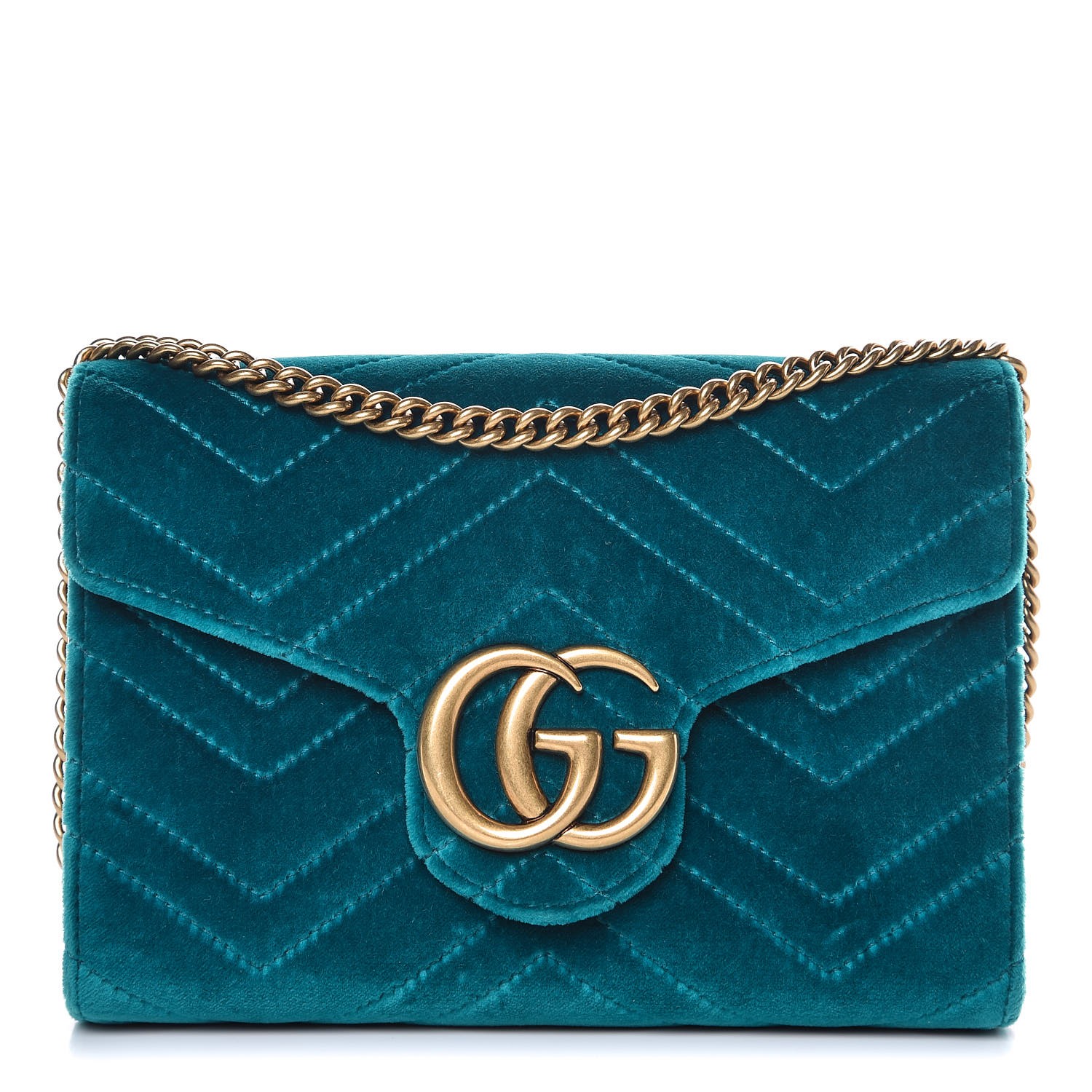 gg marmont chevron velvet mini bag