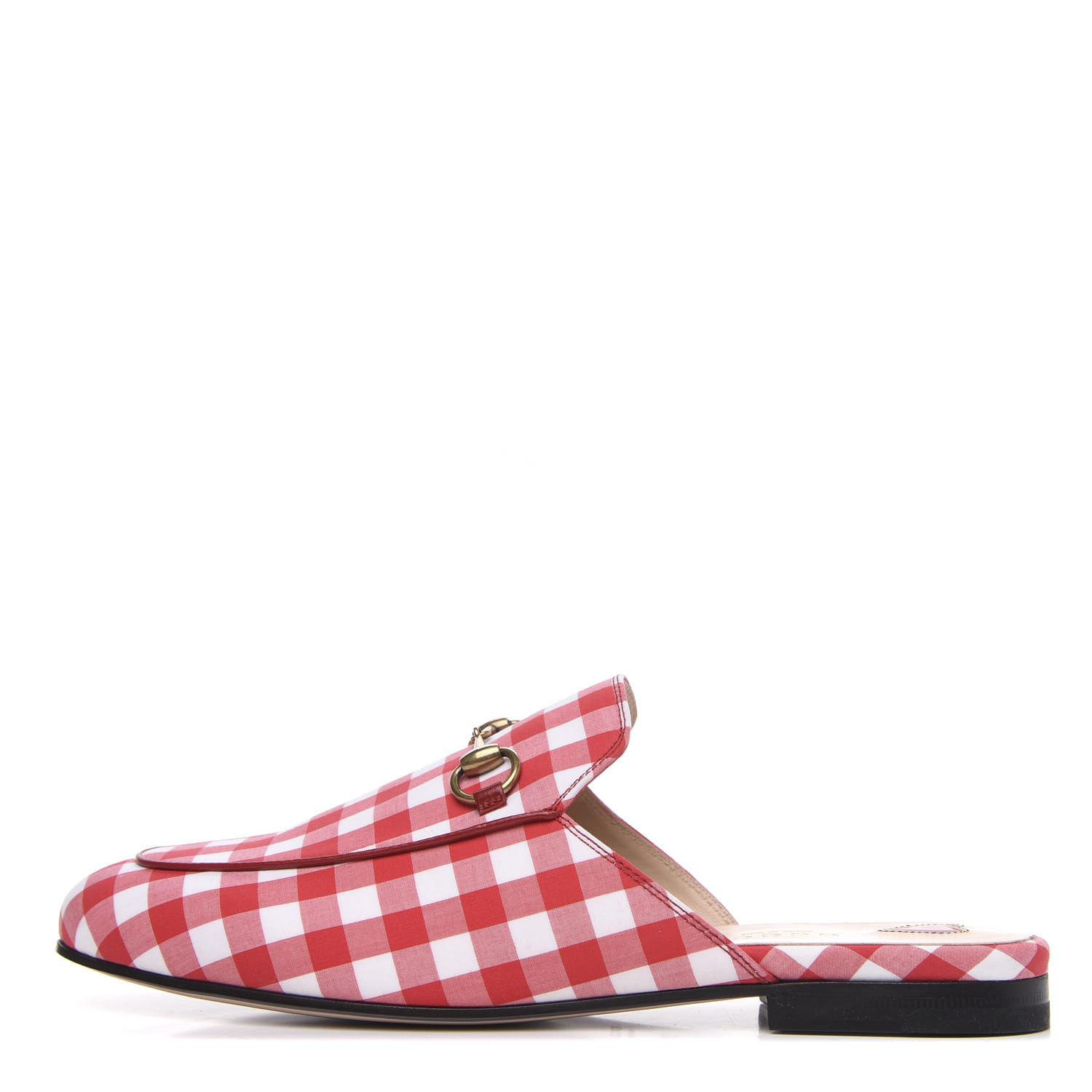 gucci gingham slides