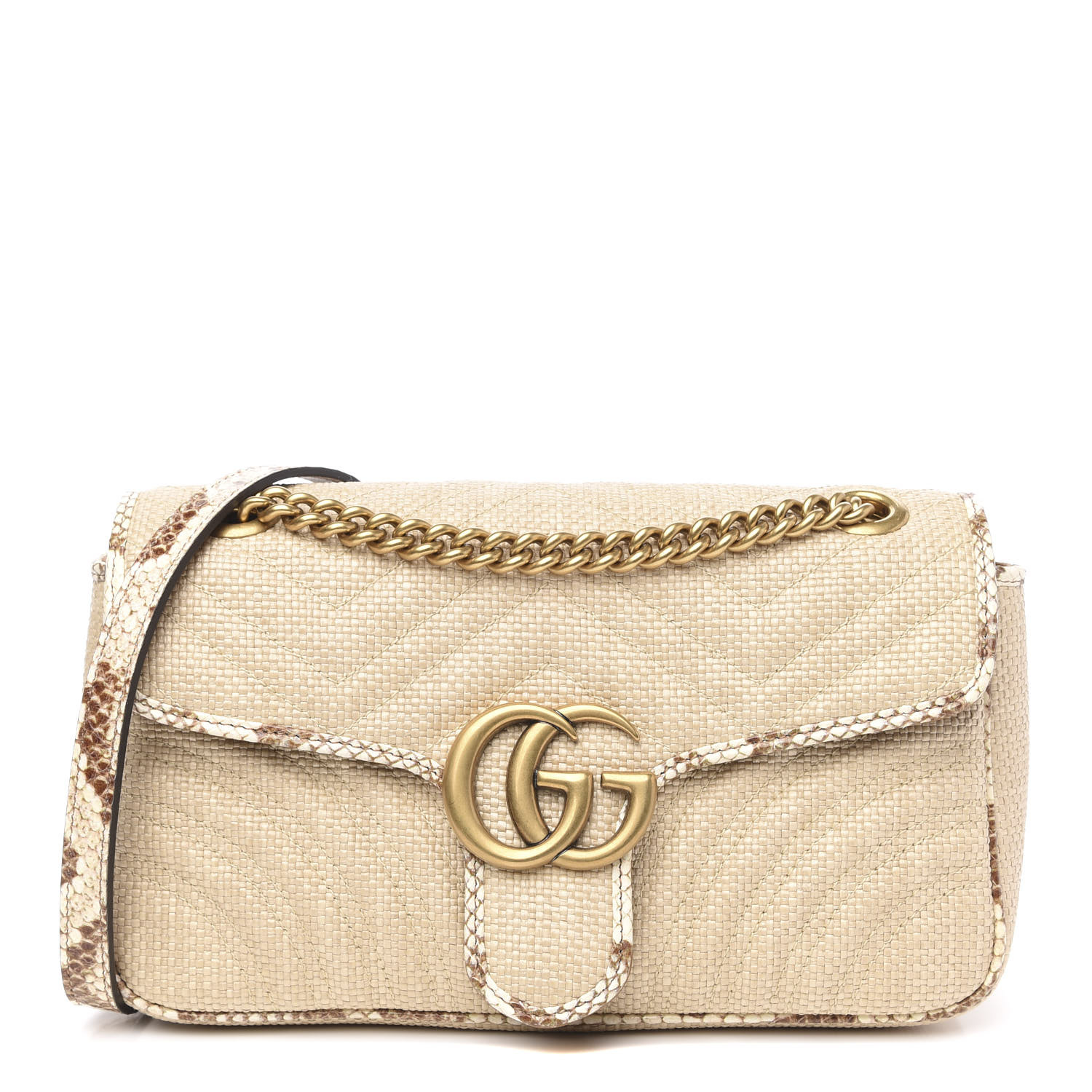 gucci raffia bag