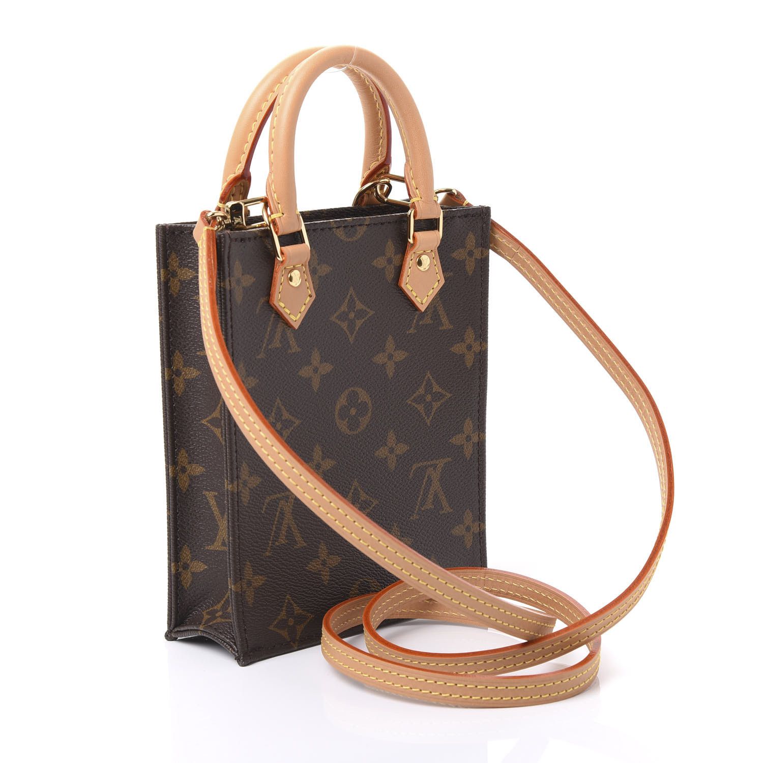 LOUIS VUITTON Monogram Petit Sac Plat 595537