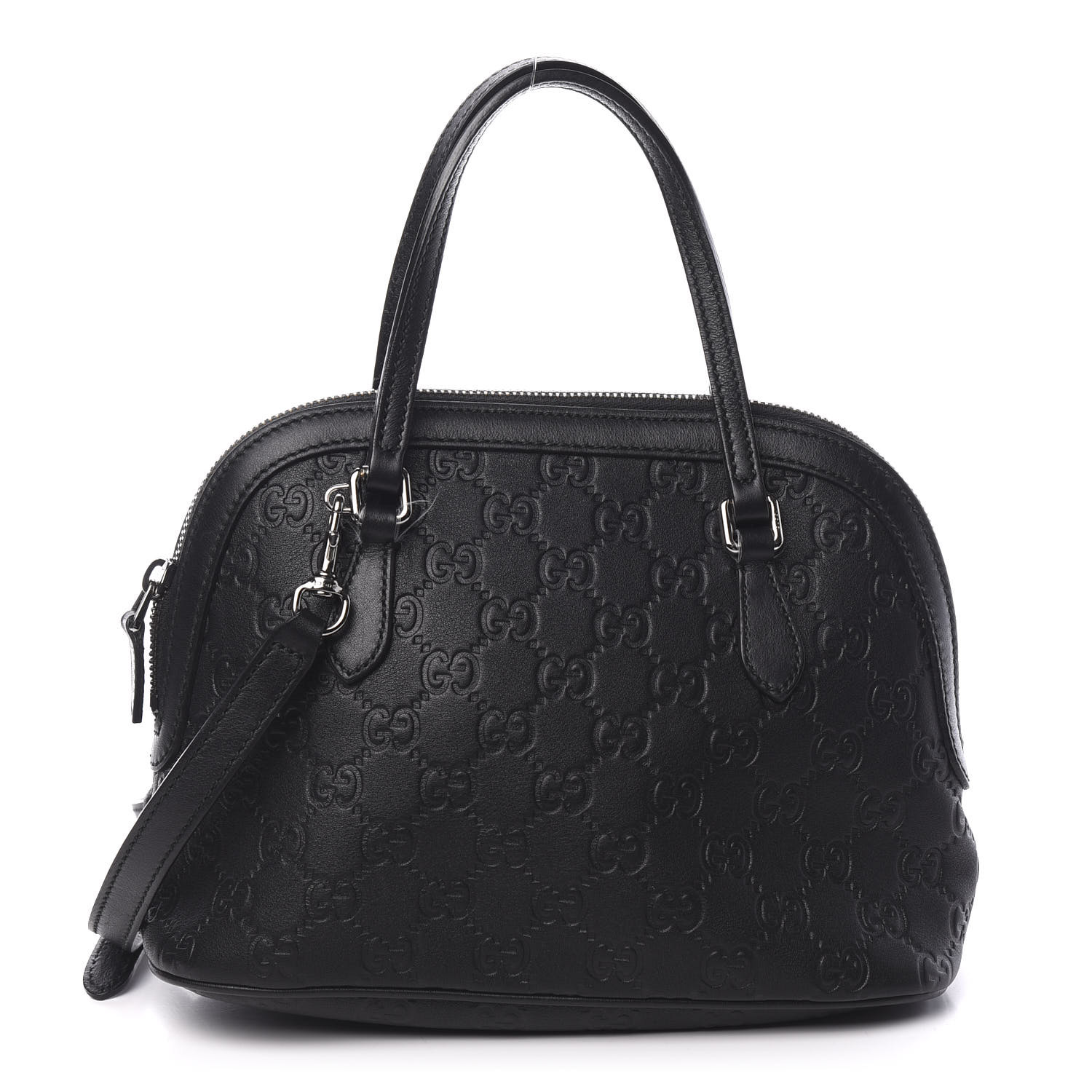 black guccissima bag