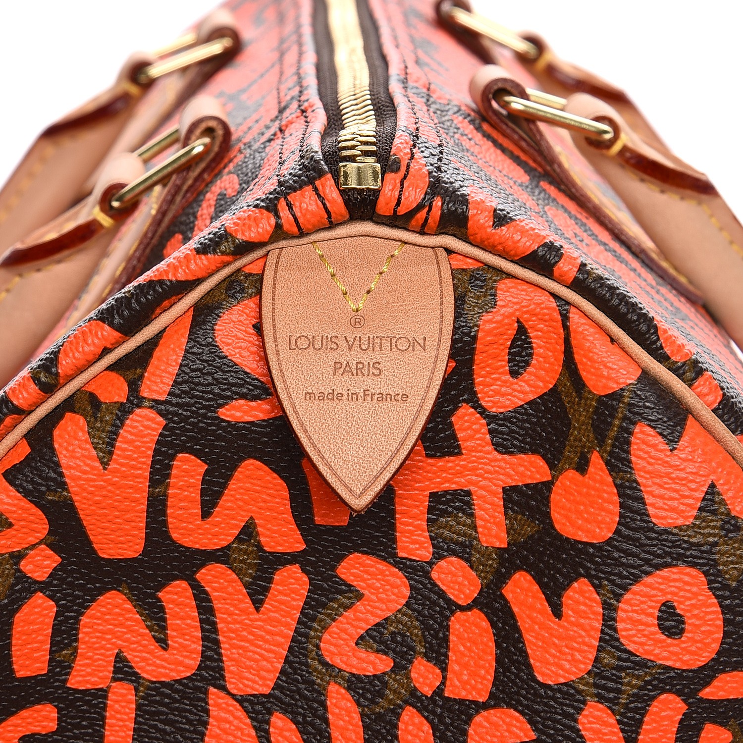 Louis Vuitton Limited Edition Orange Graffiti Stephen Sprouse for
