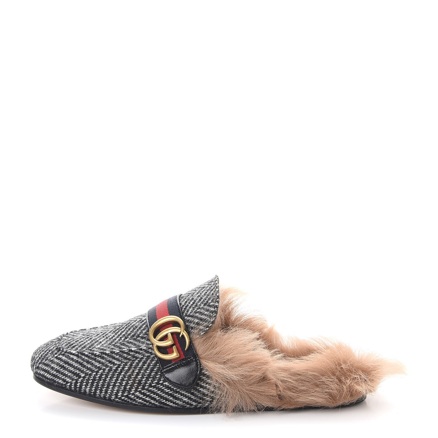 gucci slippers fur men