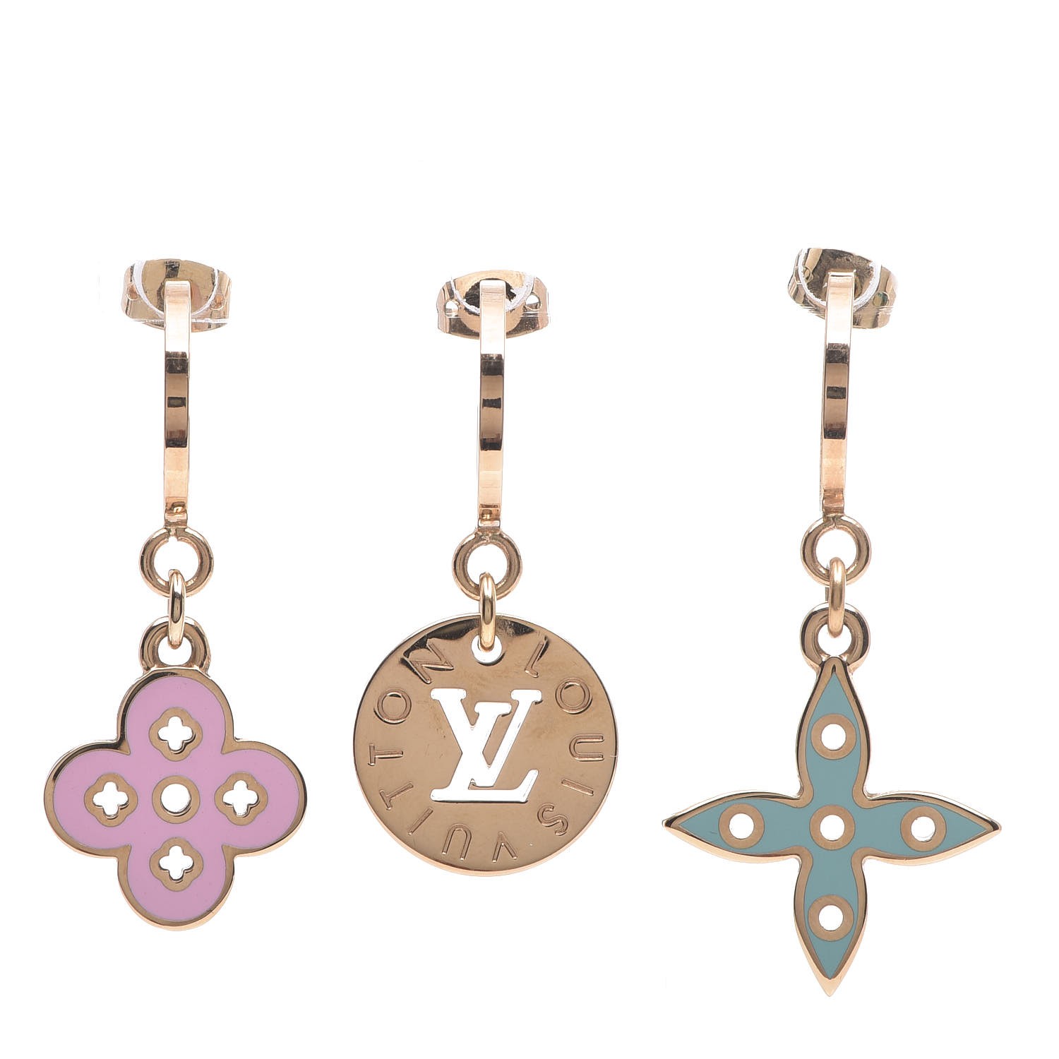 Louis Vuitton Clear Resin Monogram Earring (LV垂吊耳環), 名牌, 飾物及配件- Carousell