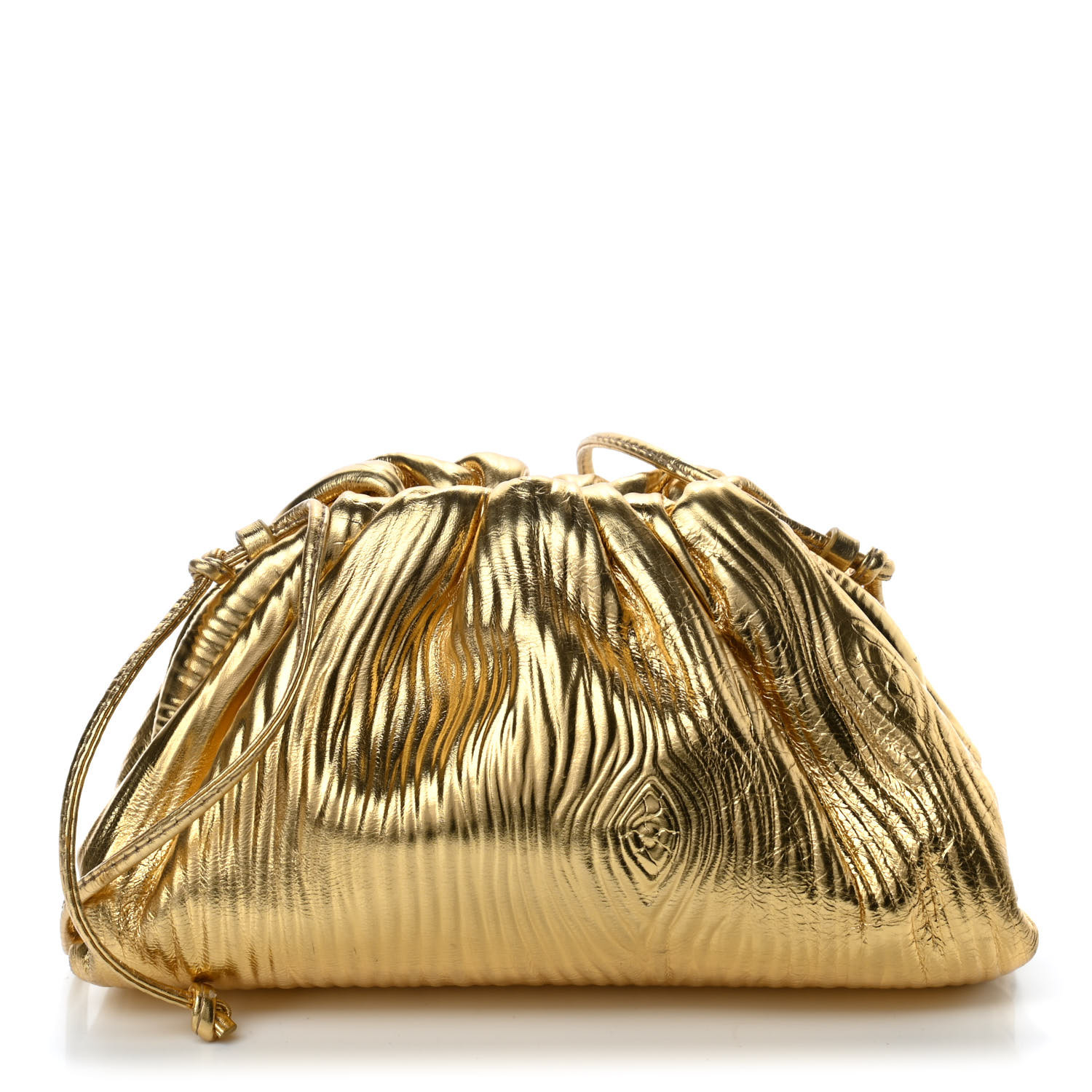 bottega veneta mini pouch gold