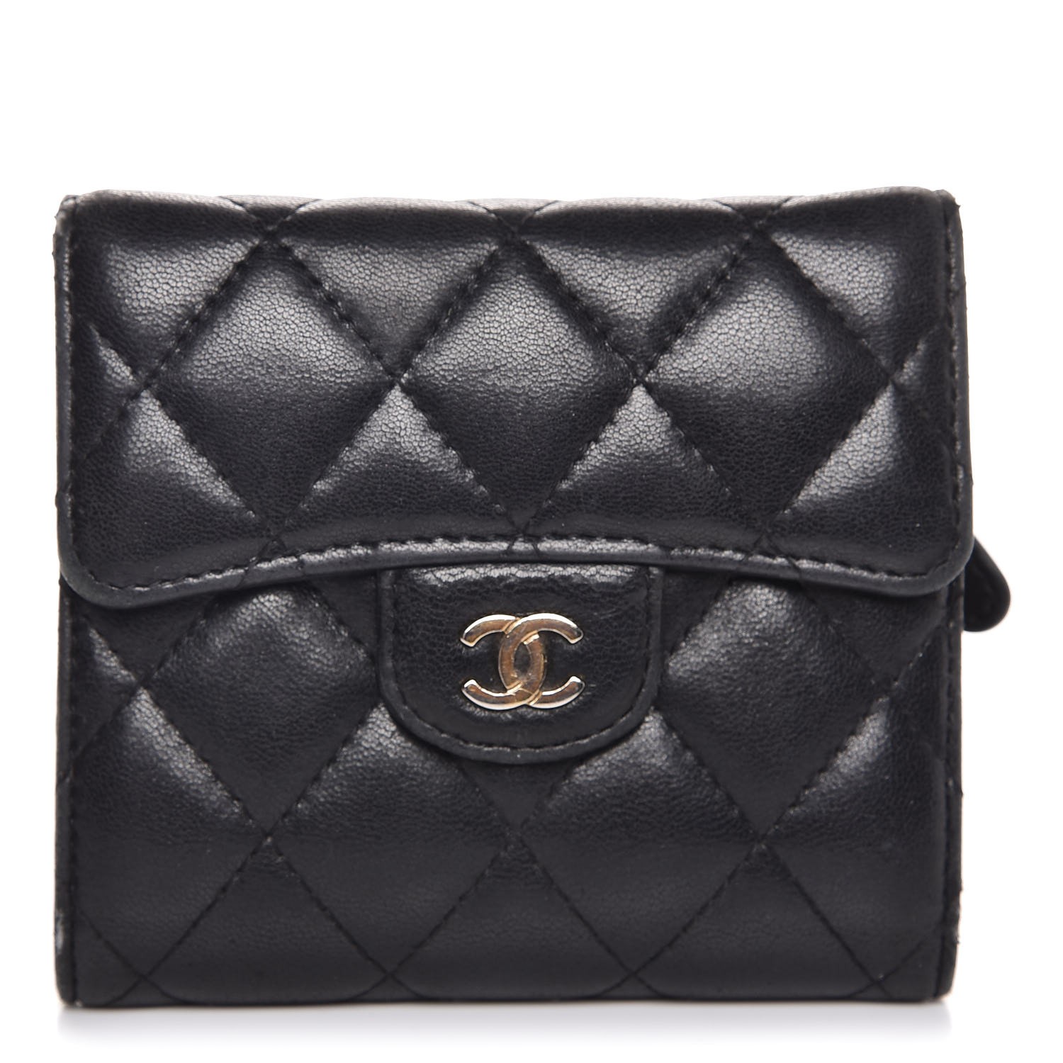 chanel classic small flap wallet lambskin