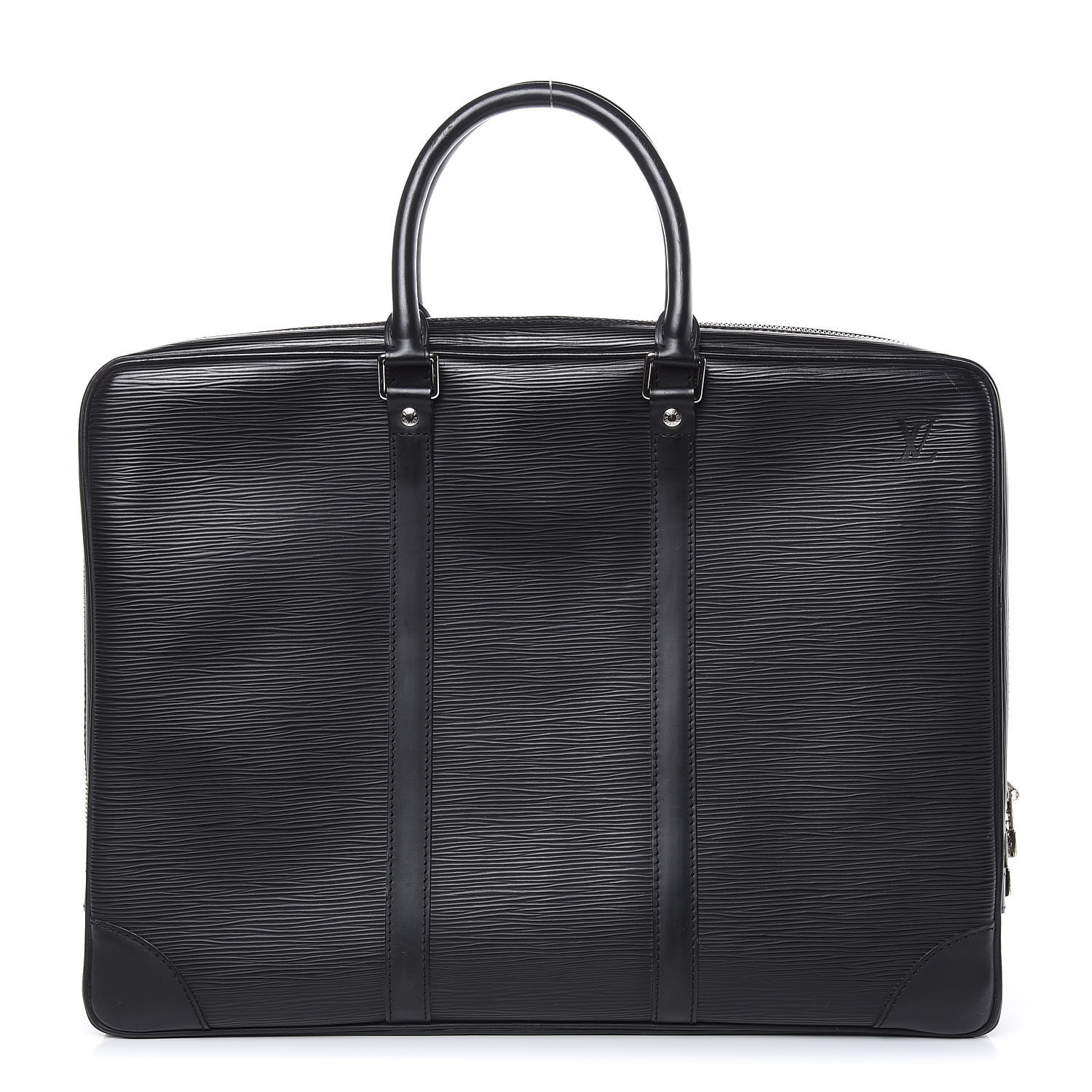 epi leather briefcase