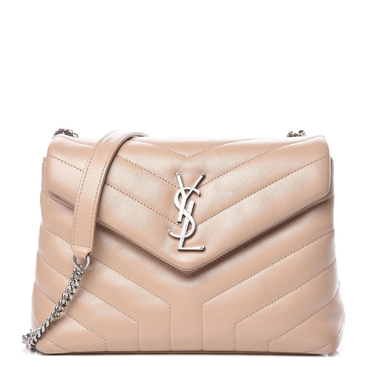 saint laurent loulou small matelasse calfskin flap bag