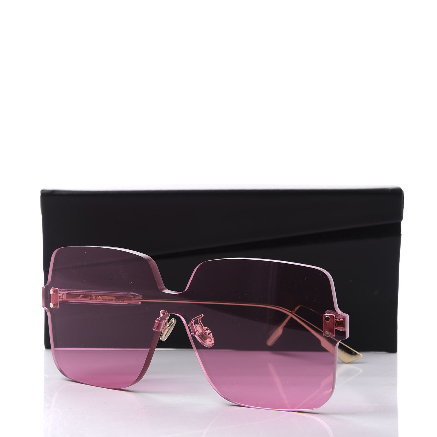 CHRISTIAN DIOR Color Quake 1 Square Shield Sunglasses Fuchsia 573182   095230a8bf7ac57cbc9d3650fd1ebfb2 