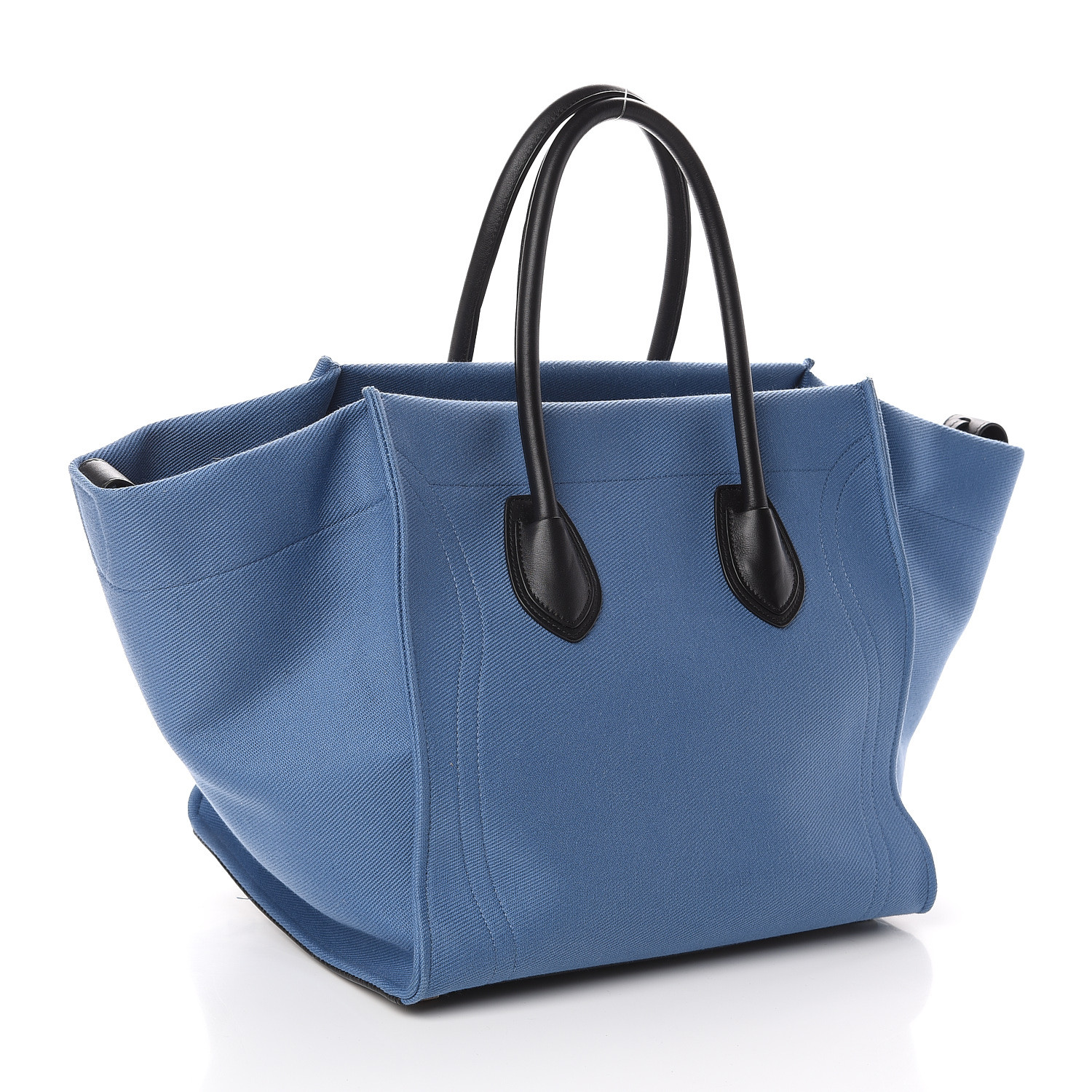 CELINE Cotton Canvas Medium Phantom Blue 573016 | FASHIONPHILE