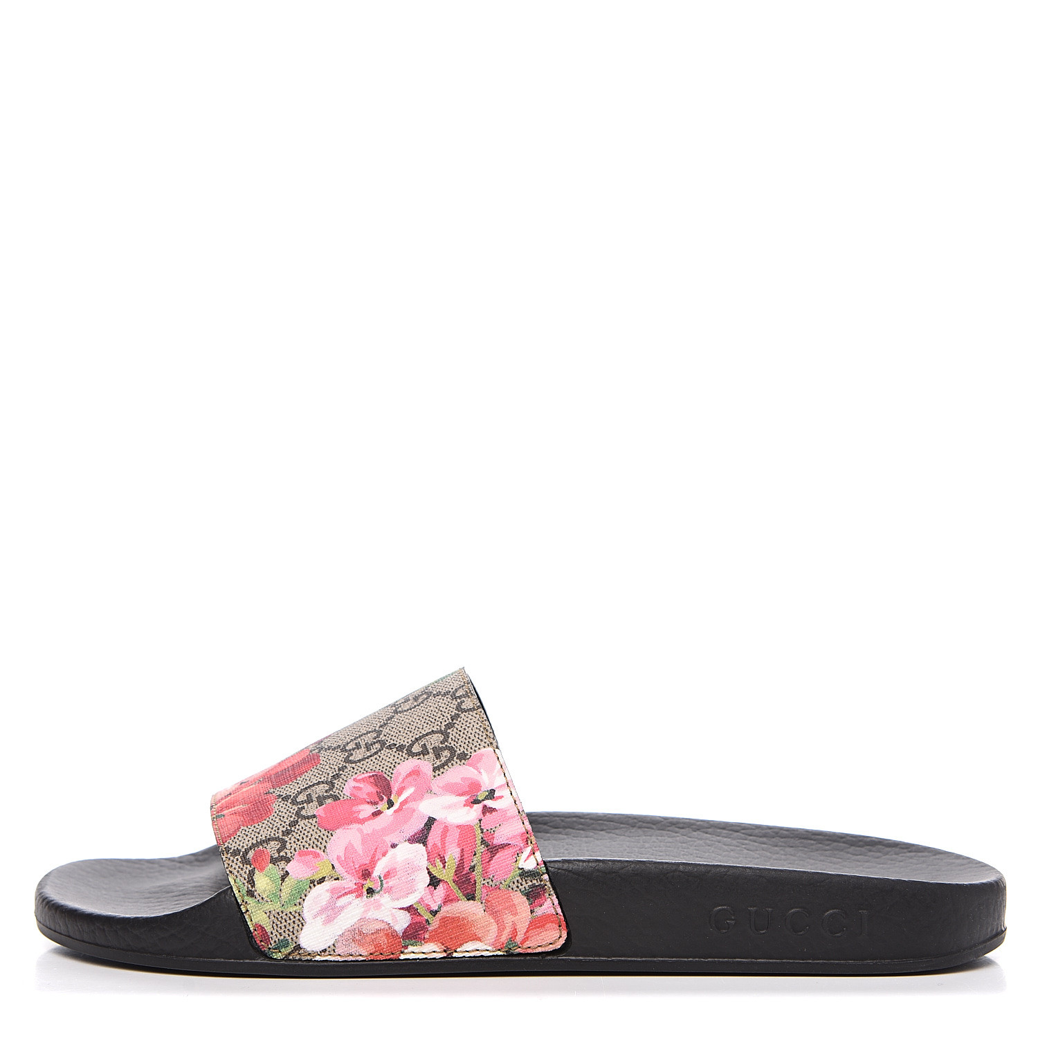 gucci flower flip flops