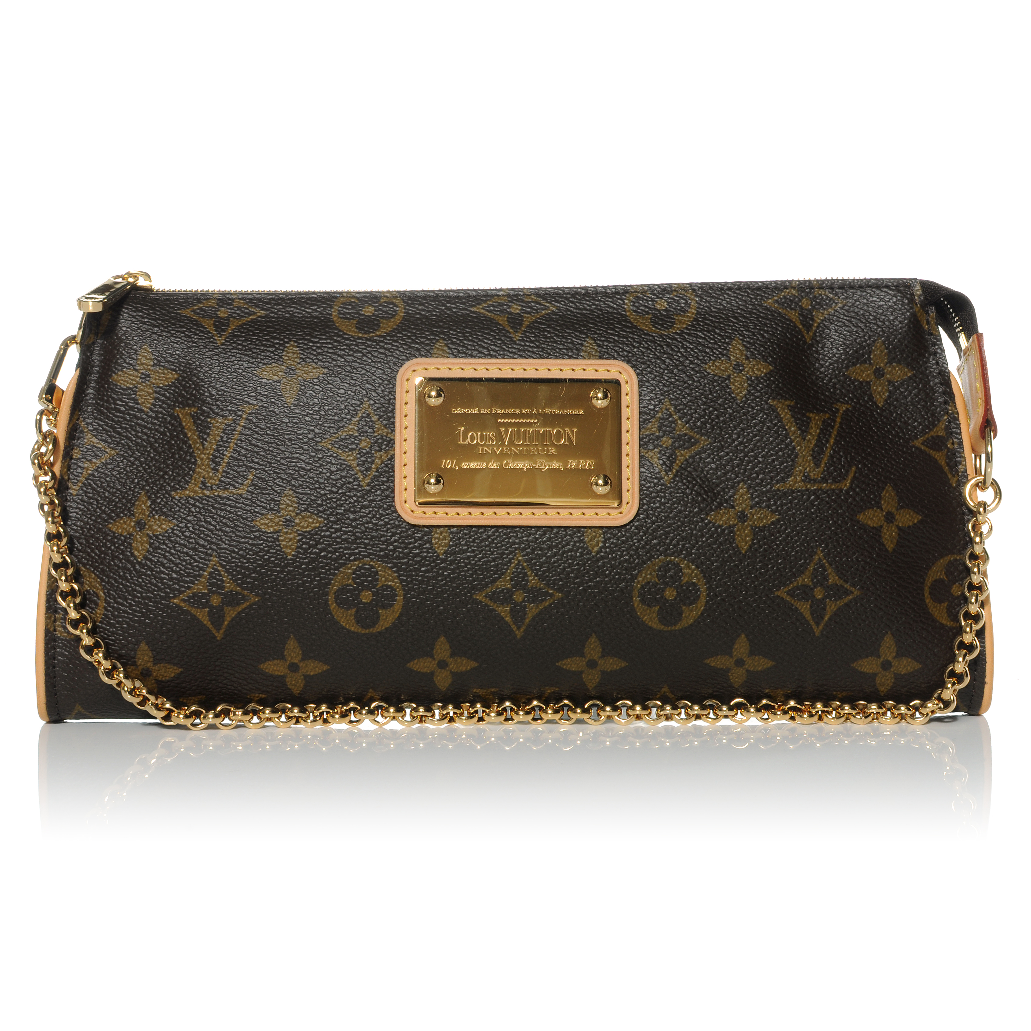 louis vuitton gold plate on purse