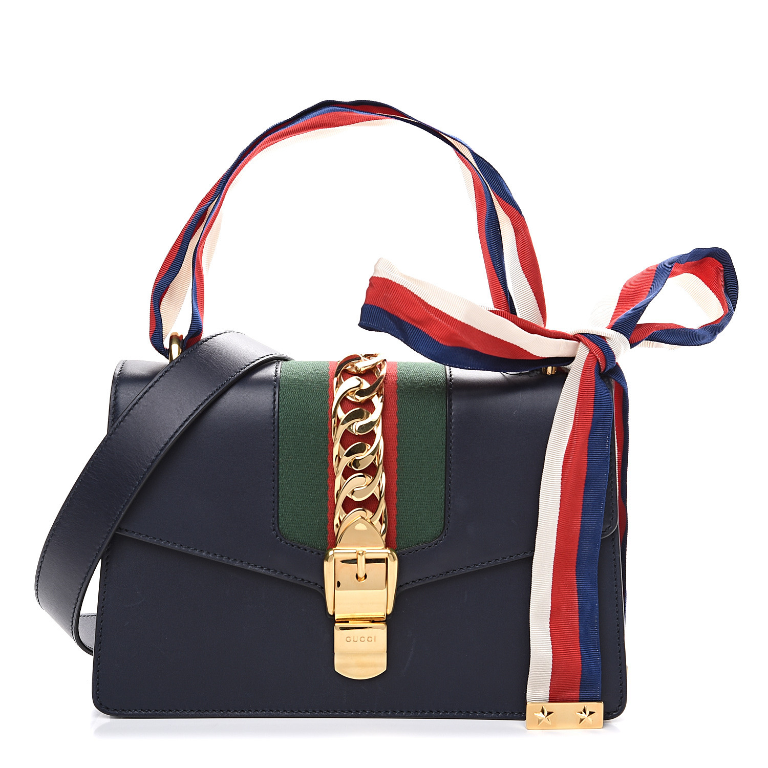 small navy shoulder bag