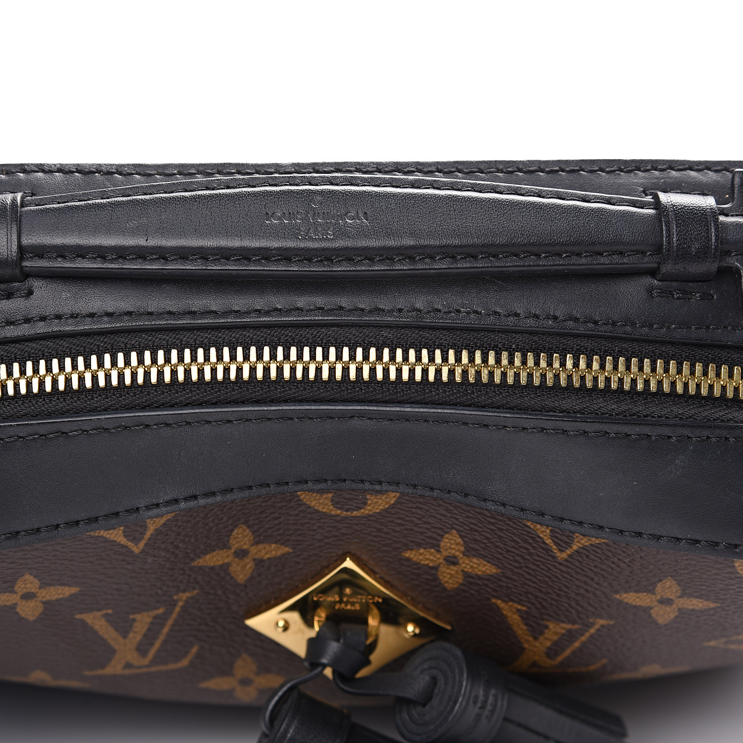 louis vuitton monogram with black trim