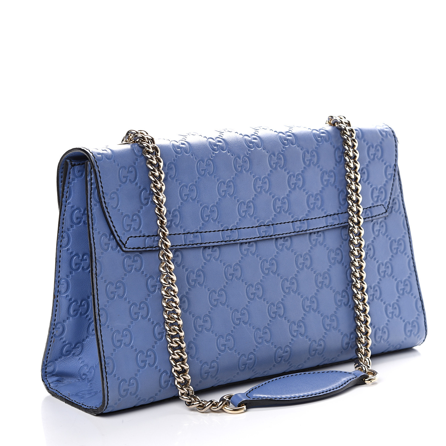 gucci emily guccissima chain shoulder bag