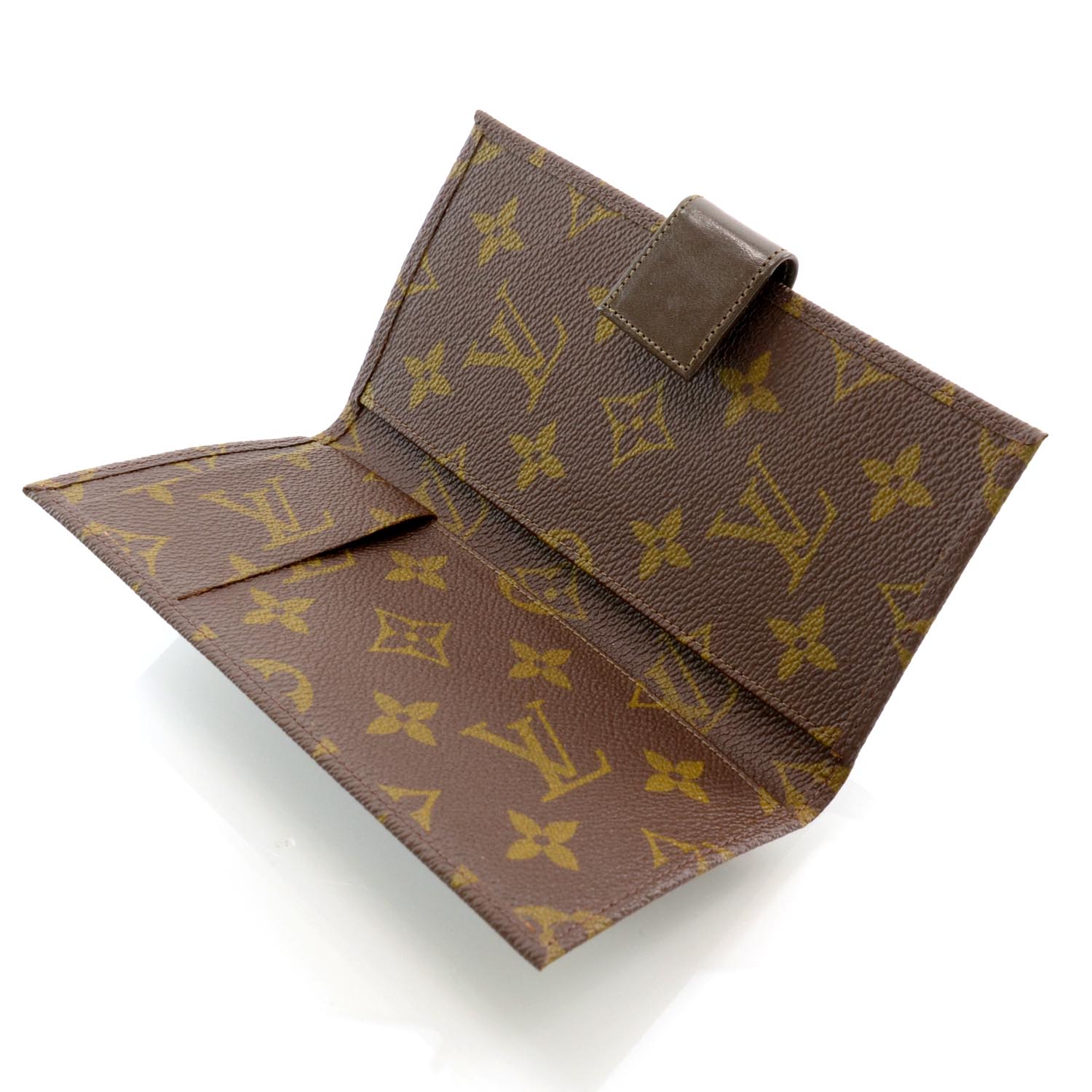 LOUIS VUITTON Monogram Checkbook Cover wallet 36297