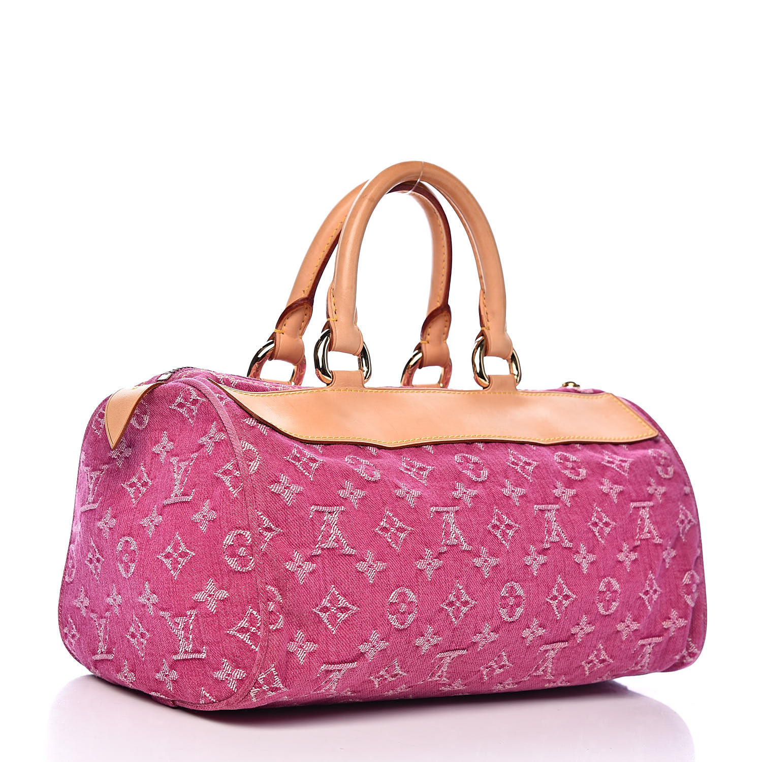 LOUIS VUITTON Monogram Denim Neo Speedy Fuchsia 498125