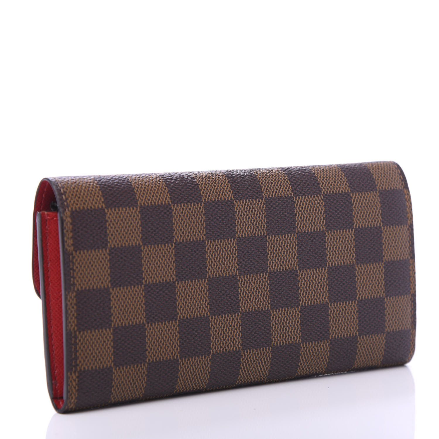 lv emilie wallet red