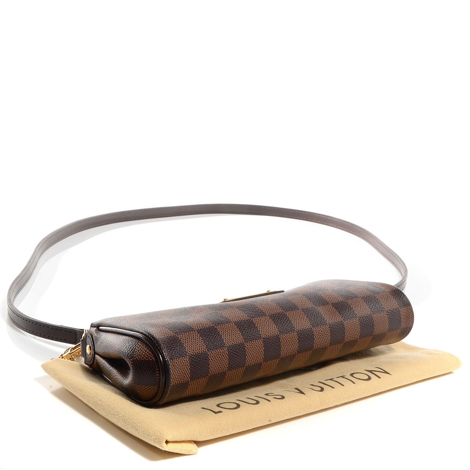 louis vuitton ebene eva clutch