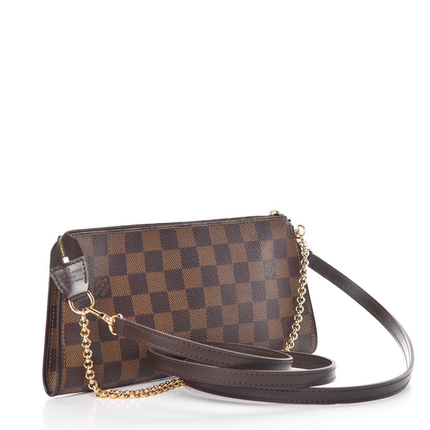 louis vuitton clutch damier ebene