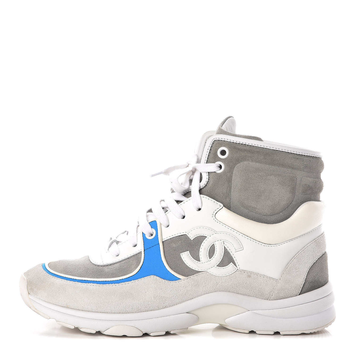 CC Sneakers 38 White Grey Fluo Blue 374942