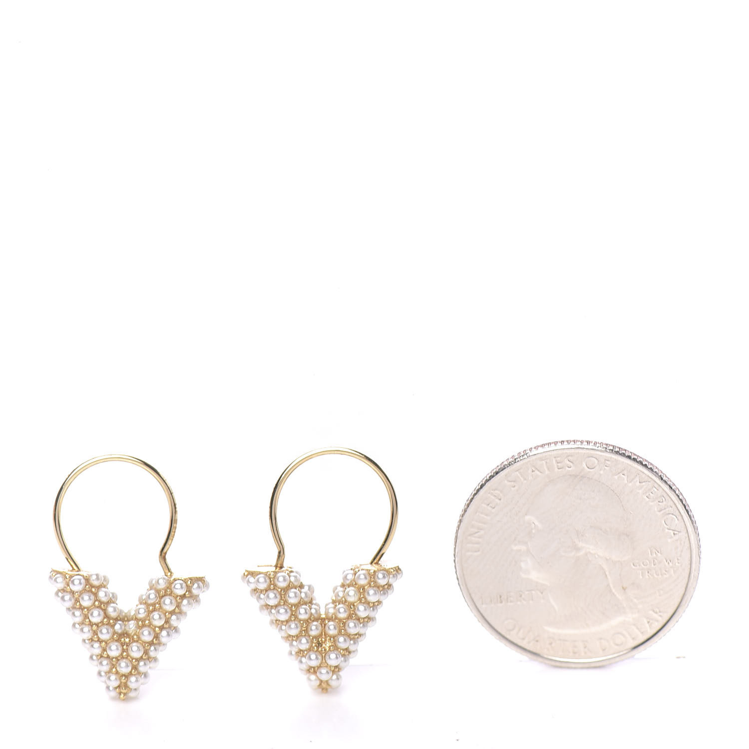 Louis Vuitton Louisette Stud Earrings - Gold-Tone Metal Stud, Earrings -  LOU448782
