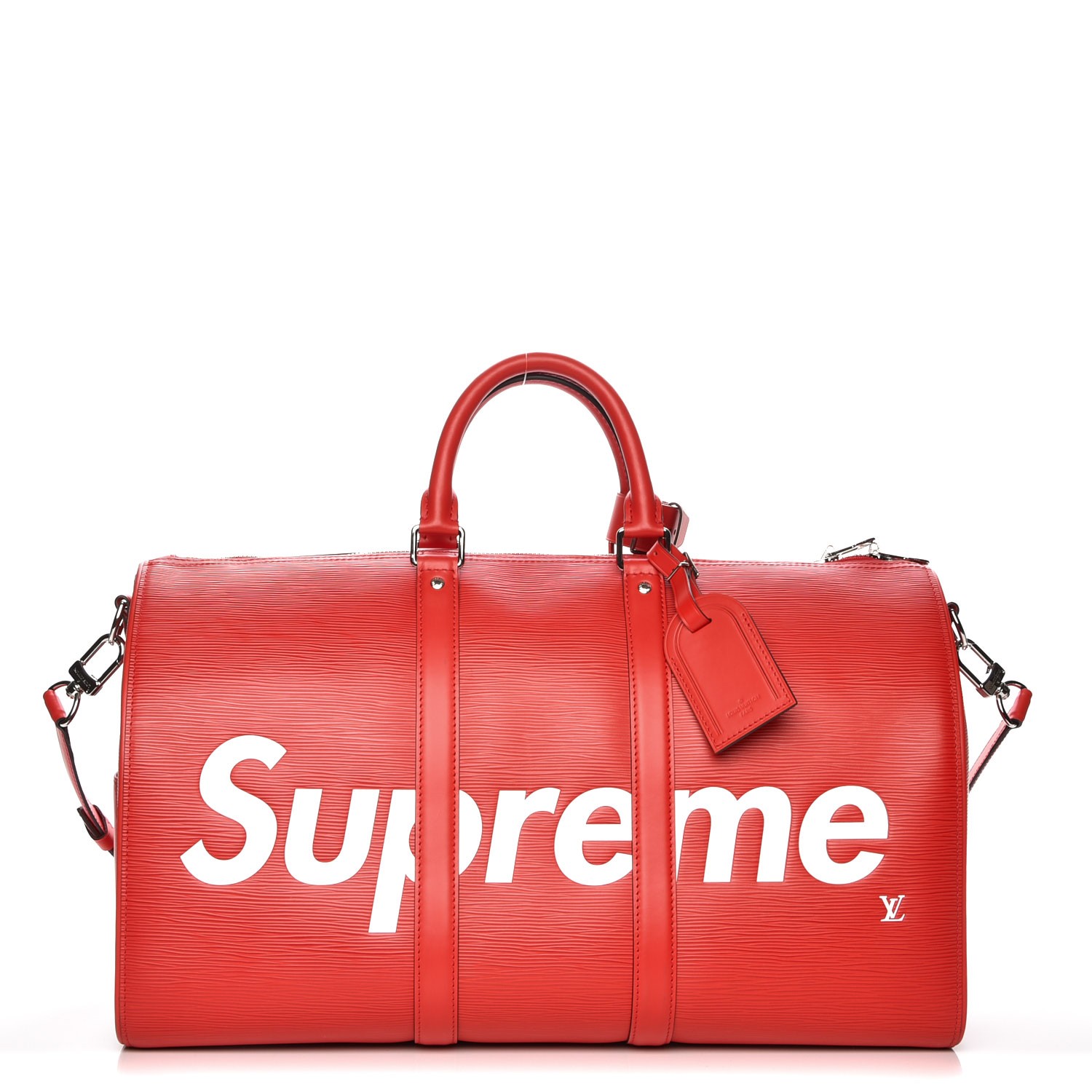 Louis Vuitton Supreme Camouflage Keepall 45 at 1stDibs
