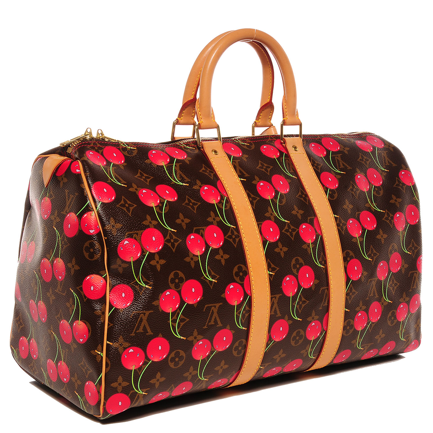 LOUIS VUITTON Monogram Cerises Keepall 45 90469