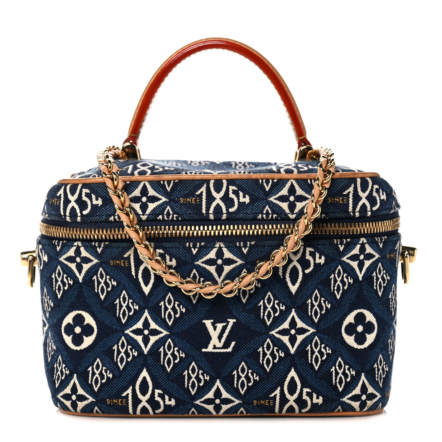 Louis Vuitton Jacquard Since 1854 Vanity Pm Blue Fashionphile