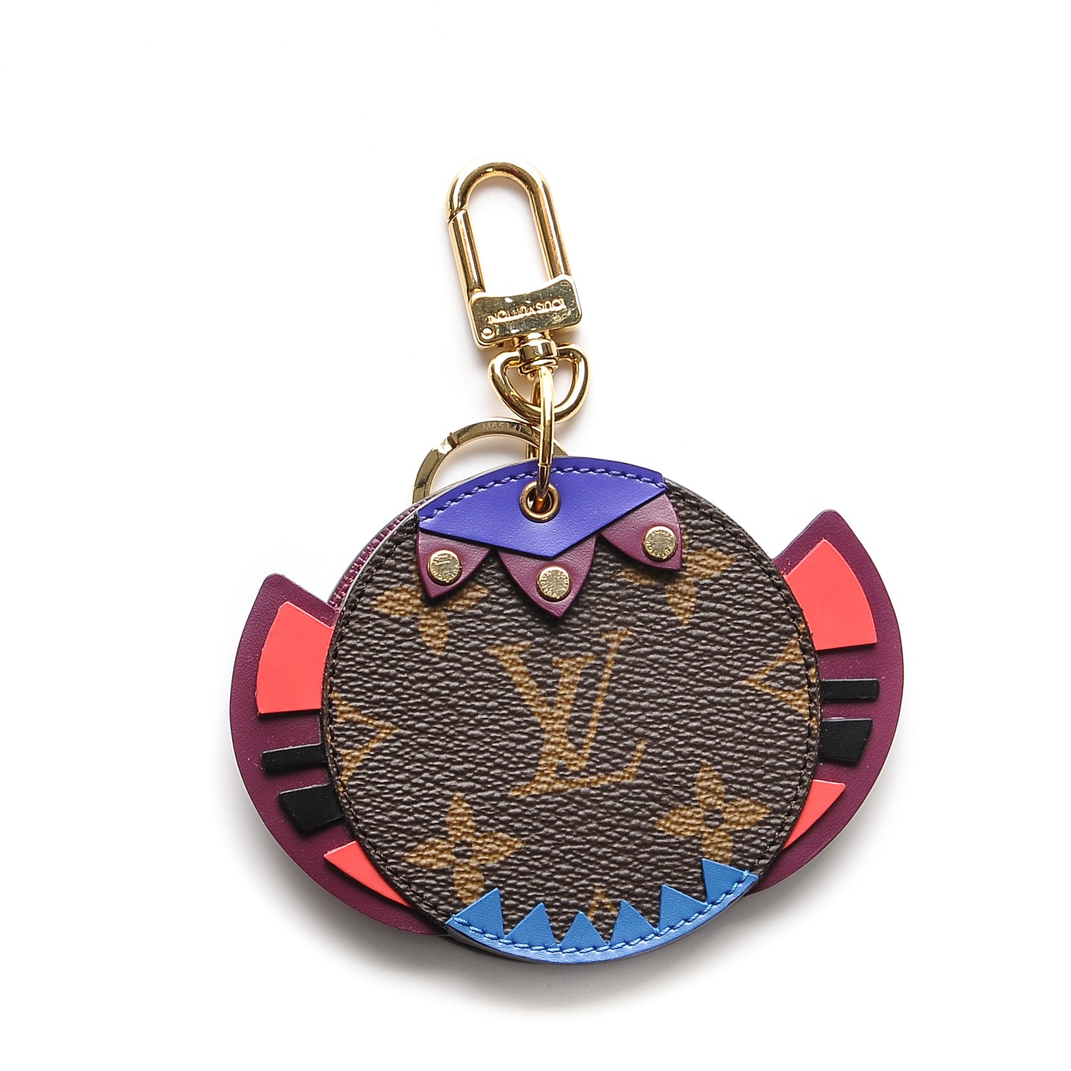 LOUIS VUITTON Monogram Totem Mirror Bag Charm 203425