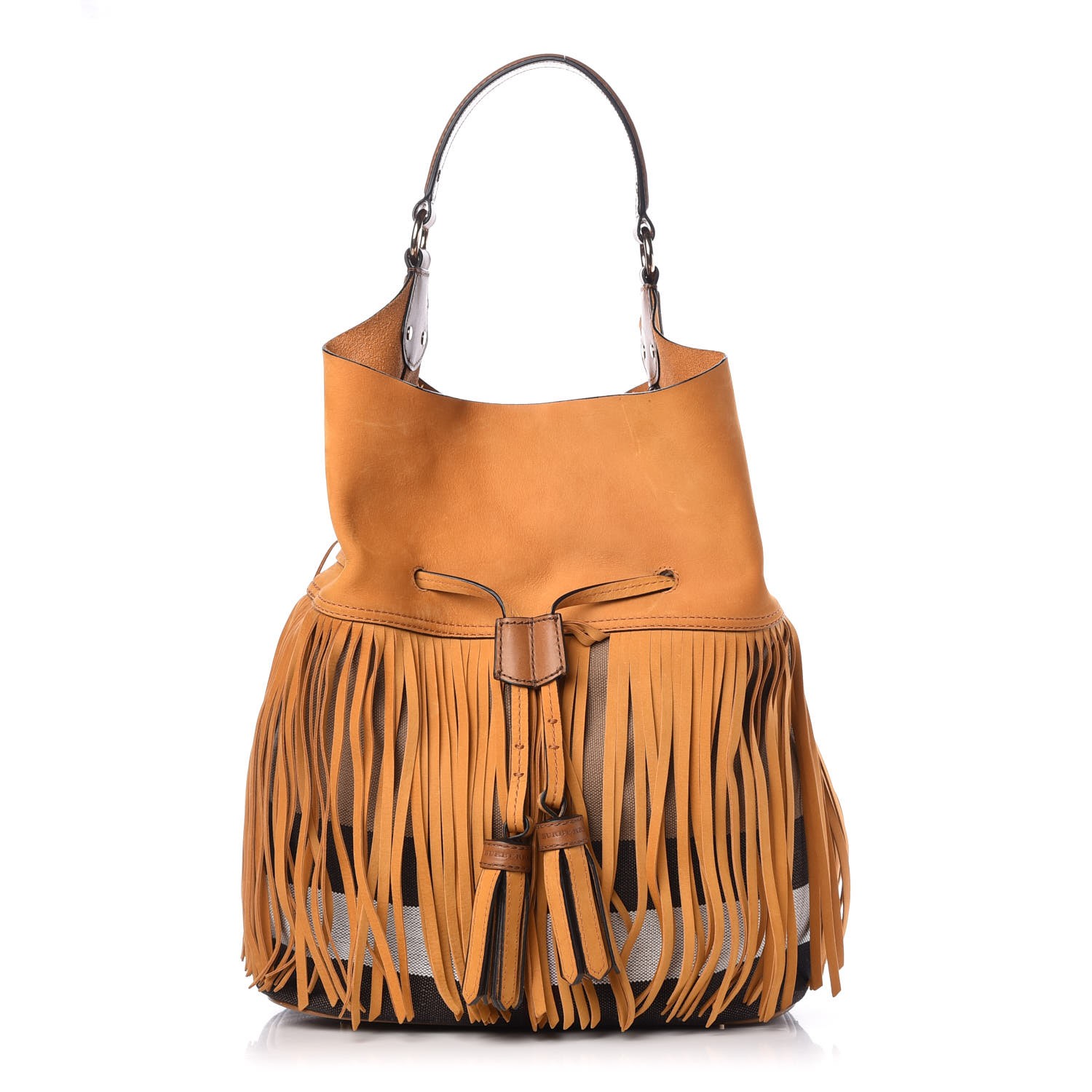 burberry suede fringe bag