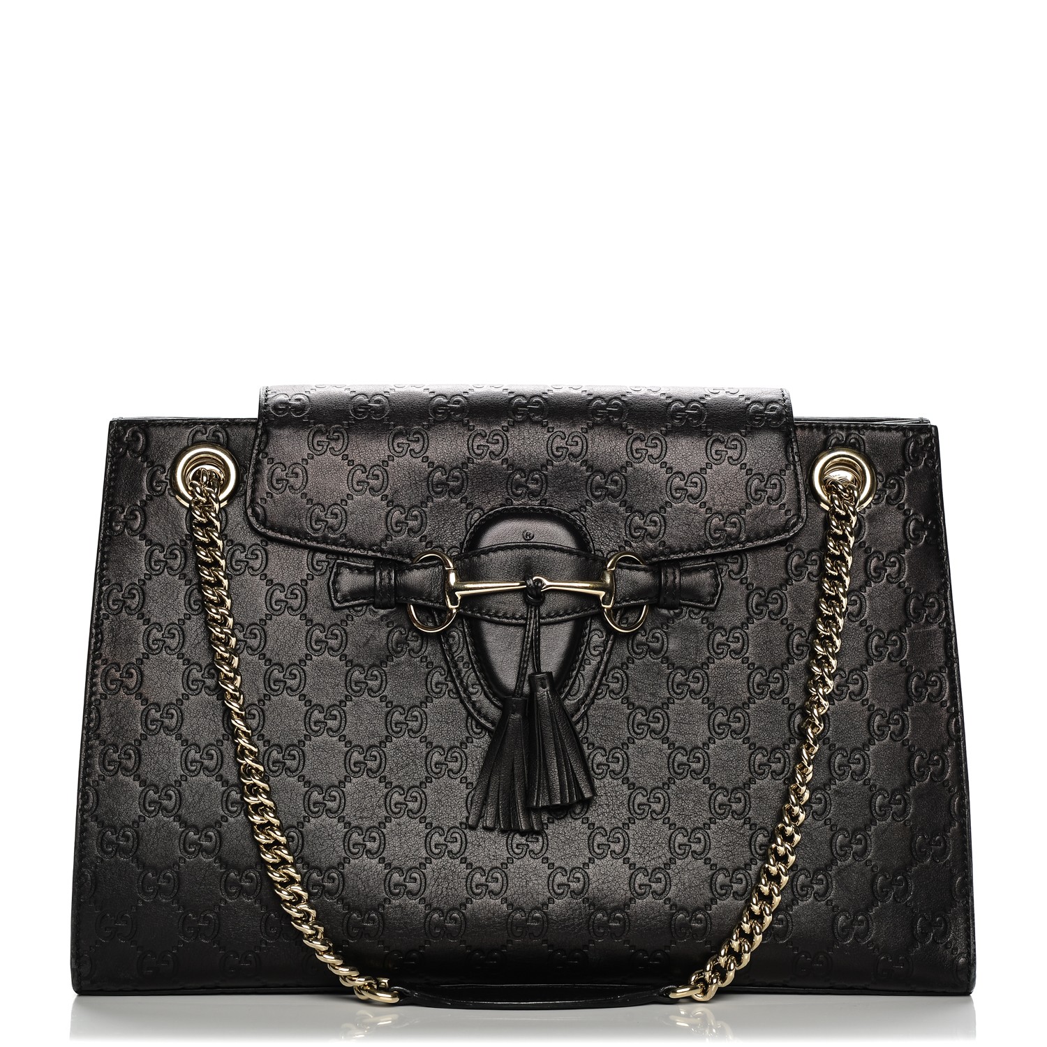 gucci emily guccissima chain shoulder bag